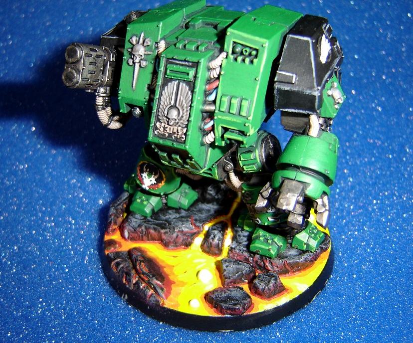 Dreadnought, Forge World, Multi-melta, Power Fist, Salamanders, Space Marines, Warhammer 40,000, Work In Progress