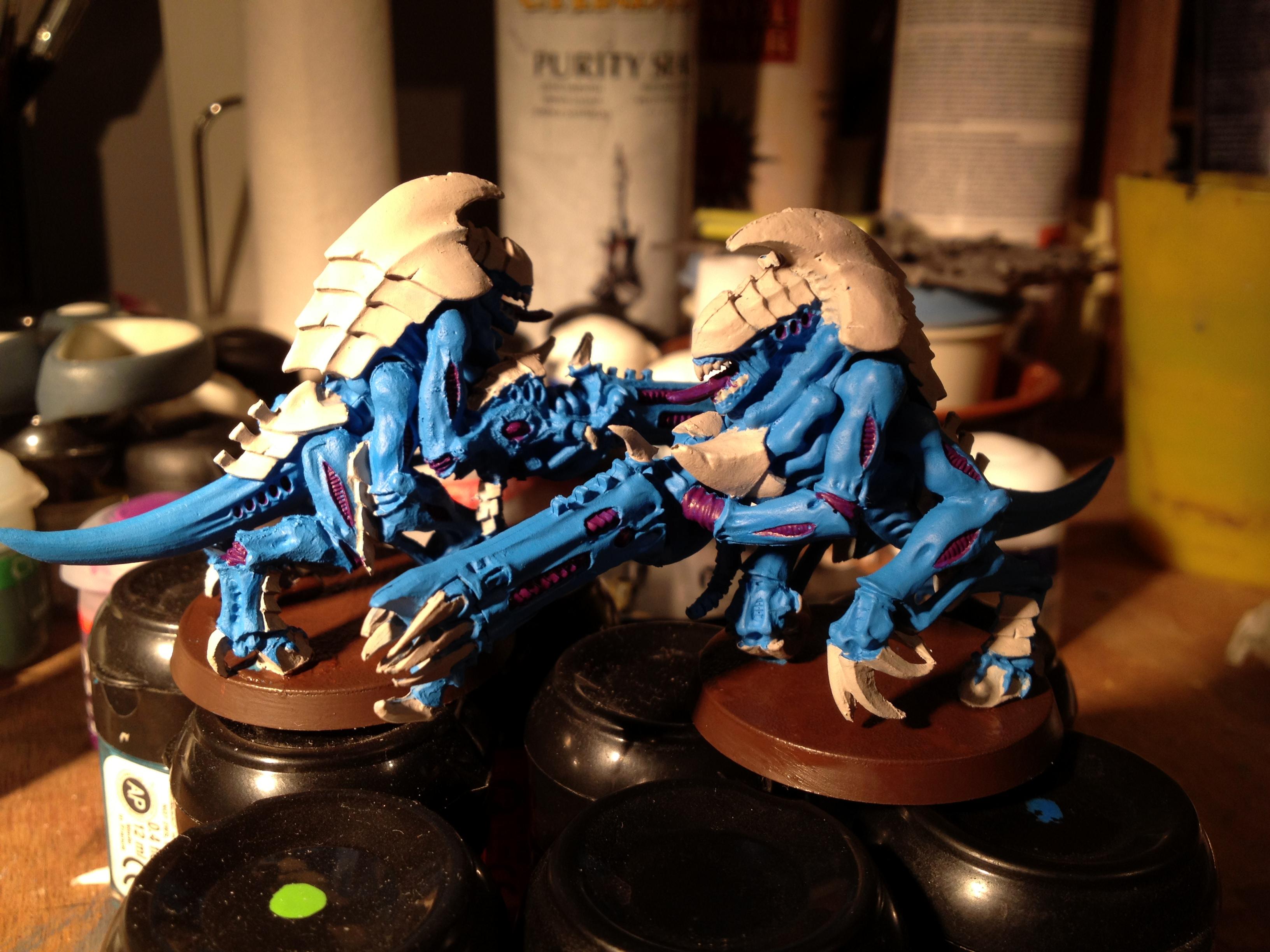 Dipped, Tyranids, Warhammer 40,000, Work In Progress