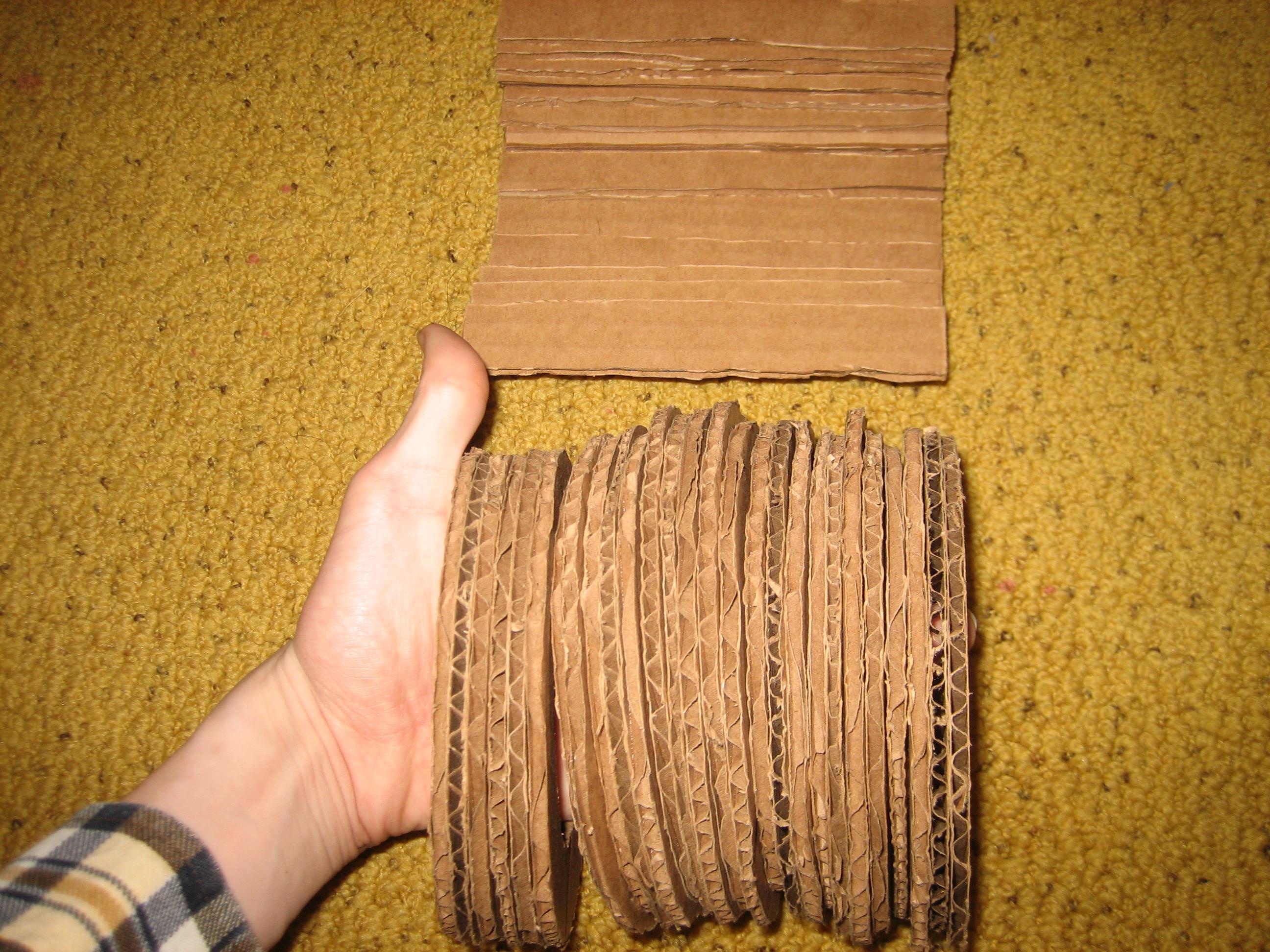 Armor, Cardboard, Half-ish bracer compared to ring bracer (Sides)