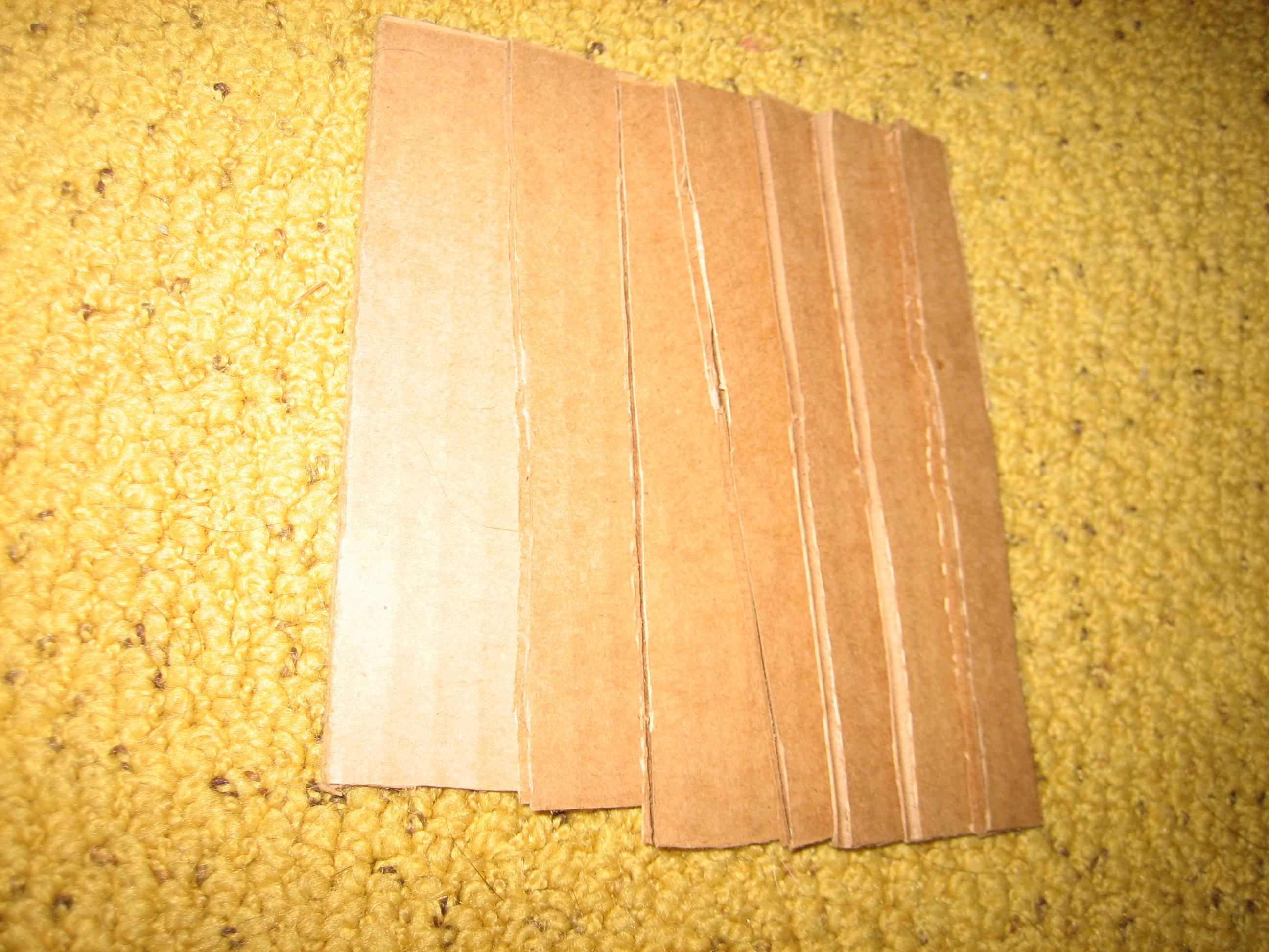 Armor, Cardboard, Strips stacked 2