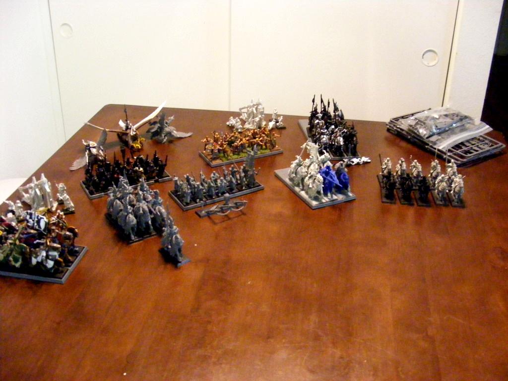 Archers, Bretonnians, Build, Grail, Hobby, Knights, Men At Arms, Painting, Peasant, Pegasus, Warhammer Fantasy, Wf