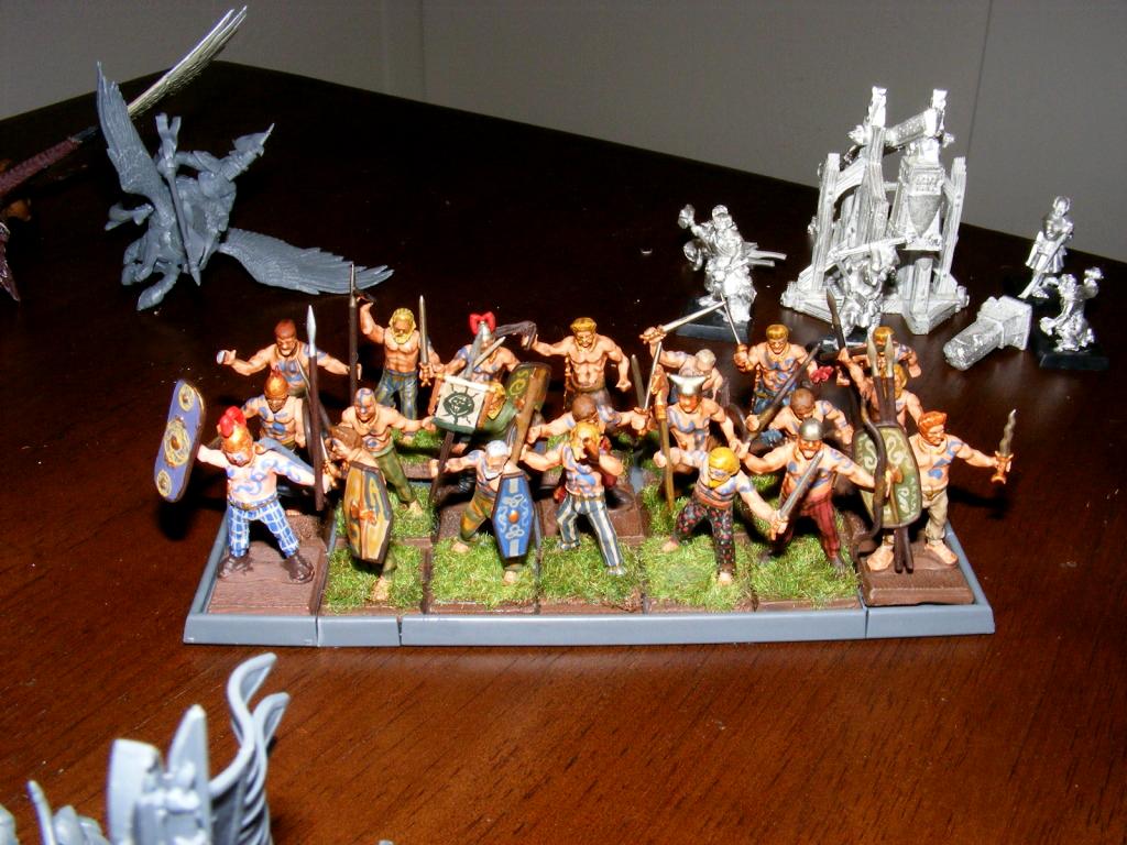 Archers, Bretonnians, Build, Grail, Hobby, Knights, Men At Arms, Painting, Peasant, Pegasus, Warhammer Fantasy, Wf
