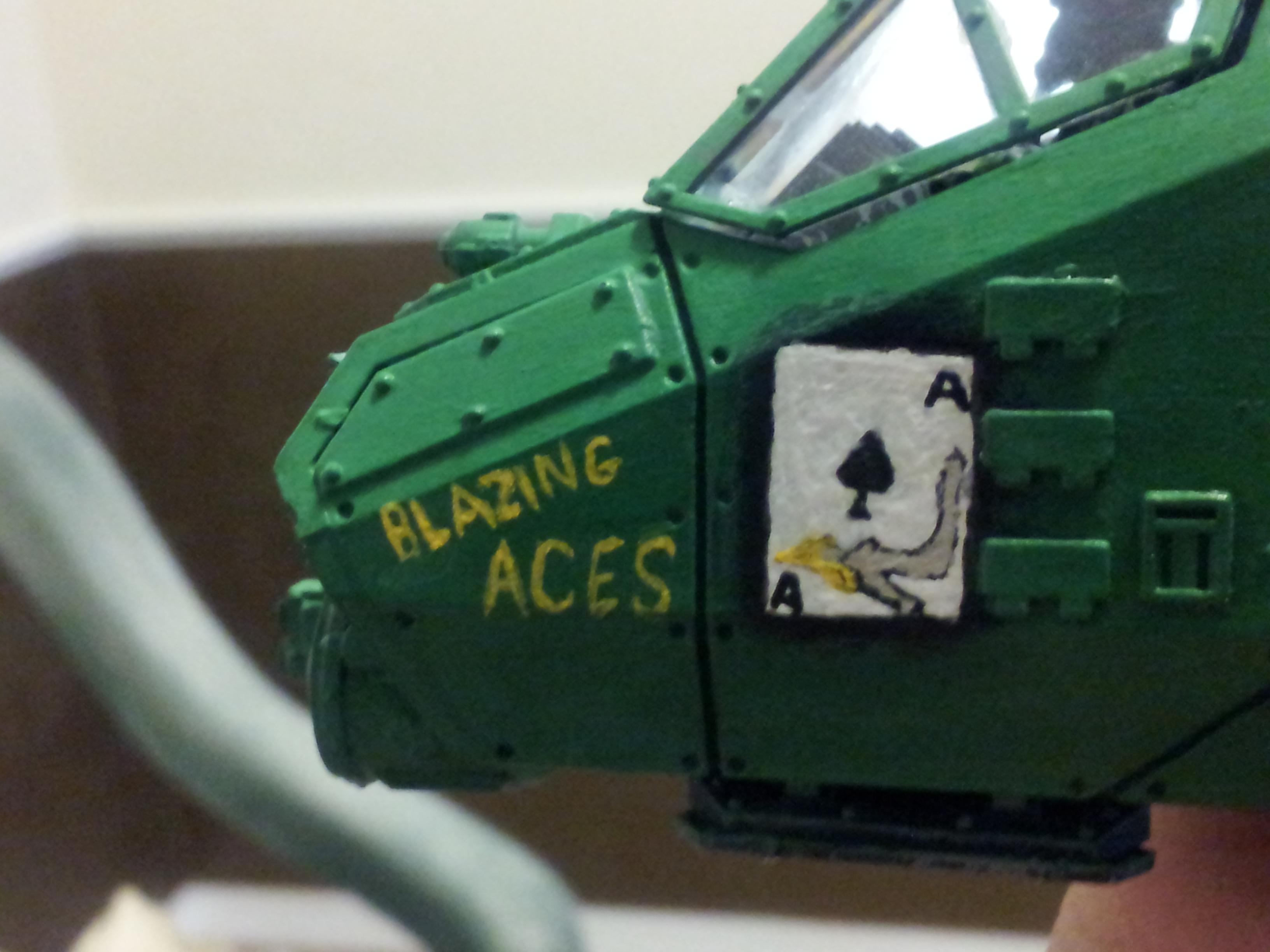 Imperial Guard, Irish, Nose Art, Valkyrie