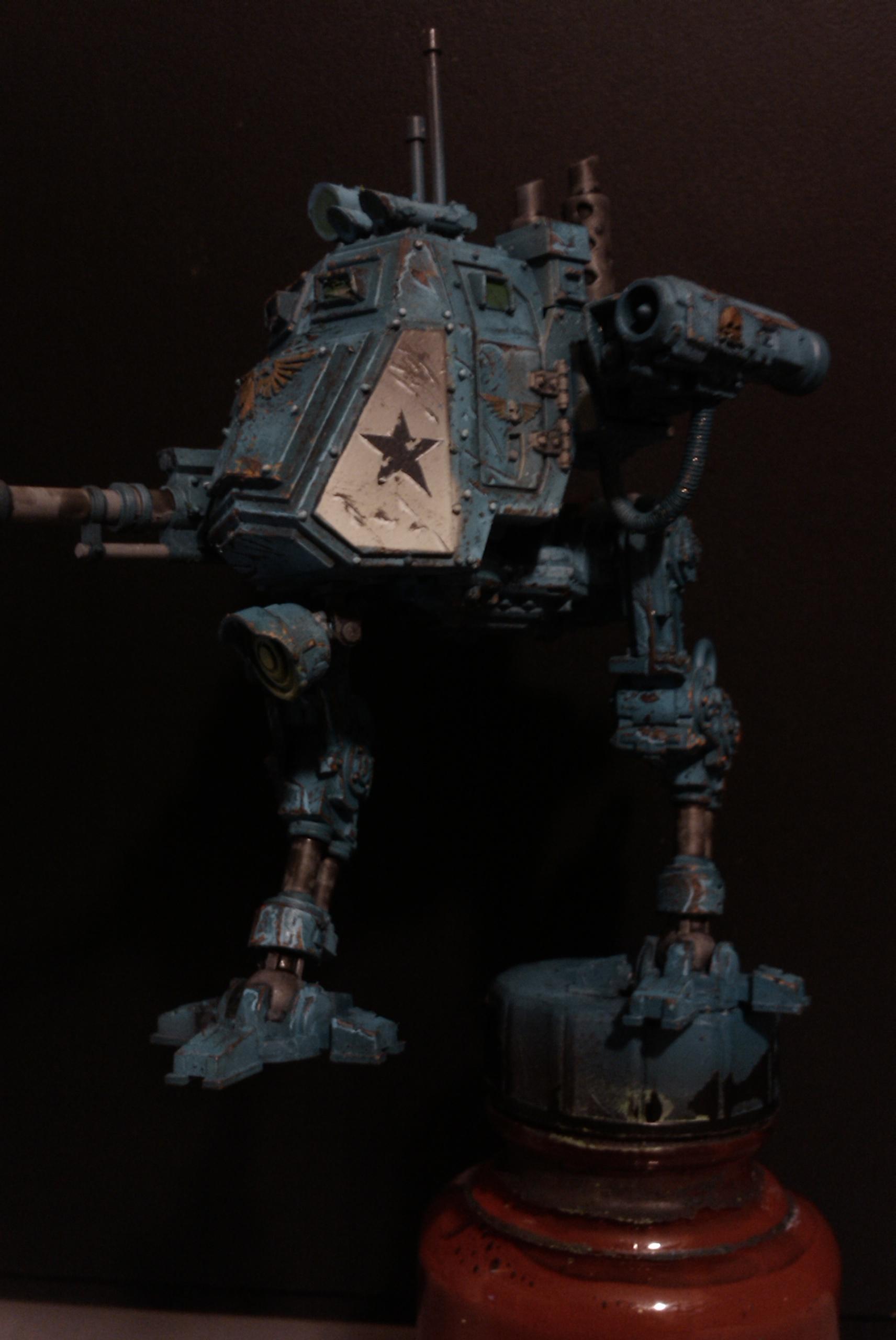 Armoured Sentinel, Conversion, Imperial Guard, Missile Launcher Conversion, Sentinel, Weathered
