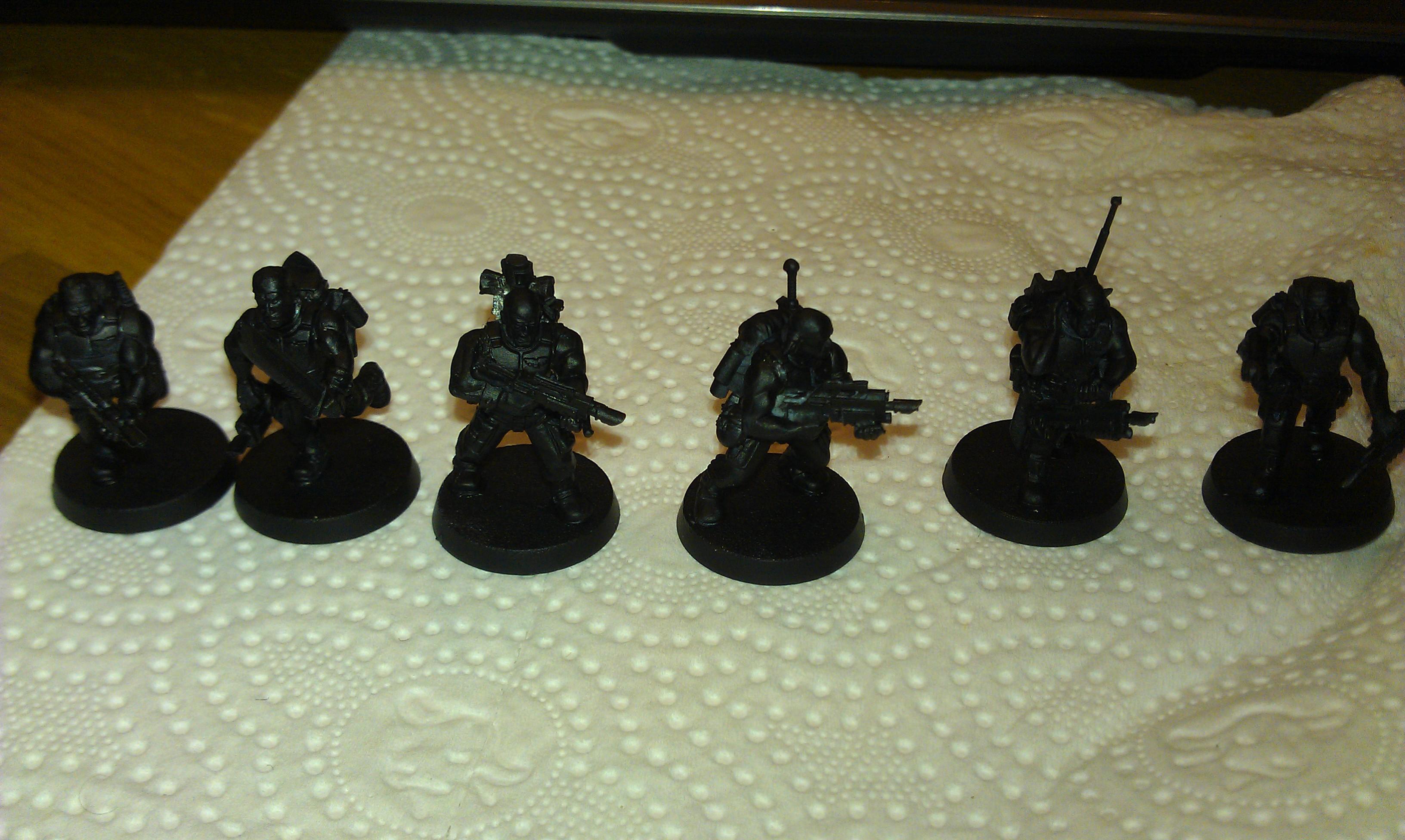 rest of the squad, unpainted
