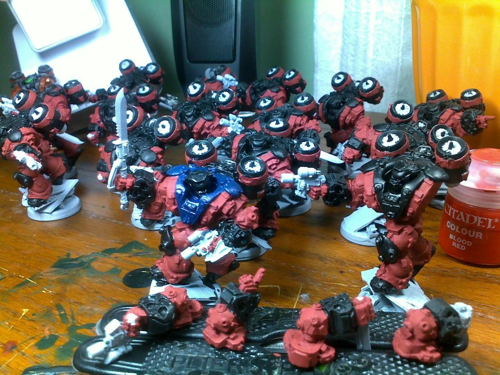Assault Marines, Blood Angels, Work In Progress