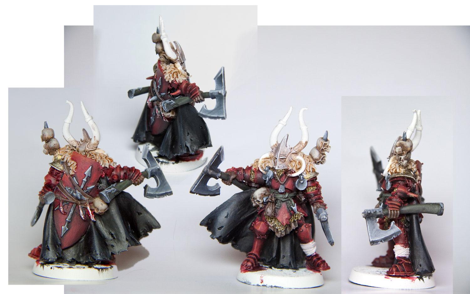 Chaos Warrior, Non-Metallic Metal, Warhammer Quest, Work In Progress