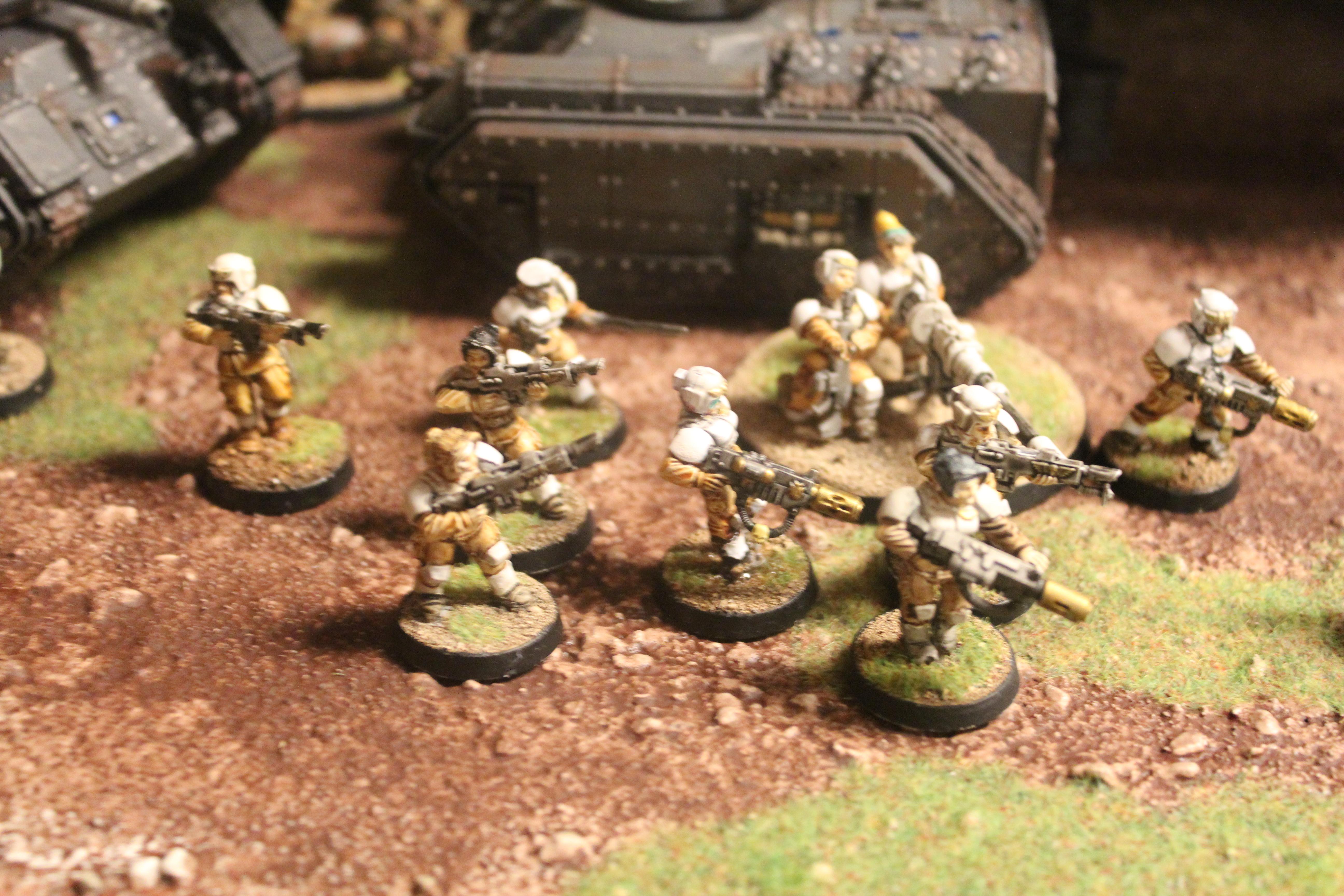 Colonial Gt 2012 Kirika's Asgard 501st Imperial Guard Pic 008 Veterans with auto cannon and chimera