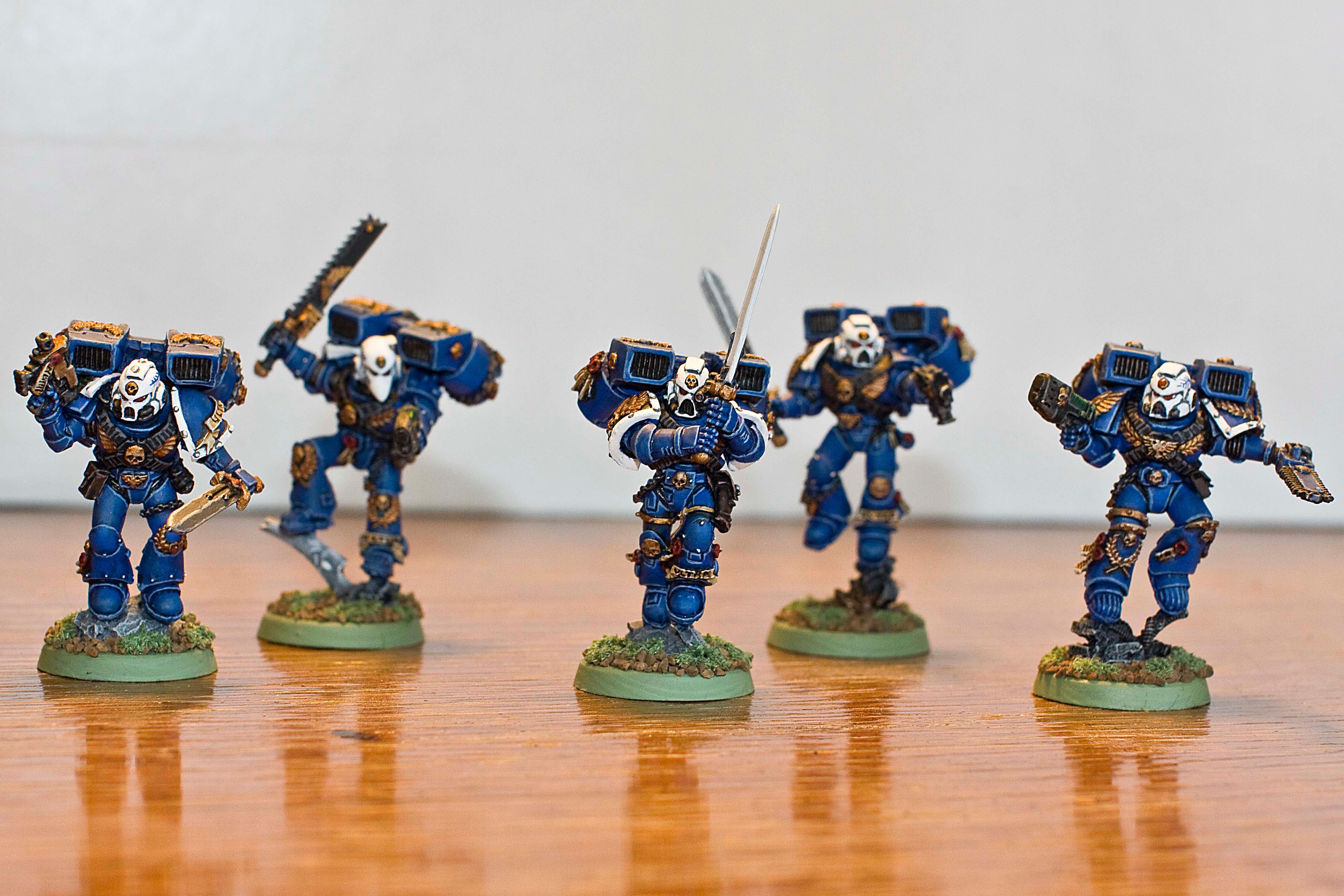 Assault Marines, Space Marines, Ultra Marines, Vanguard Veterans