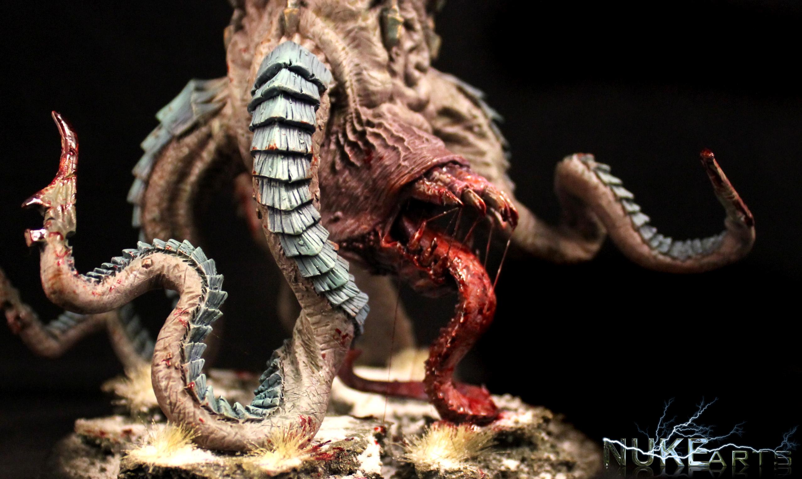 Hordes, Nuclealosaur, Nuke Arts, Painting, Privateer Press, Throne Of Everblight, Warmachine