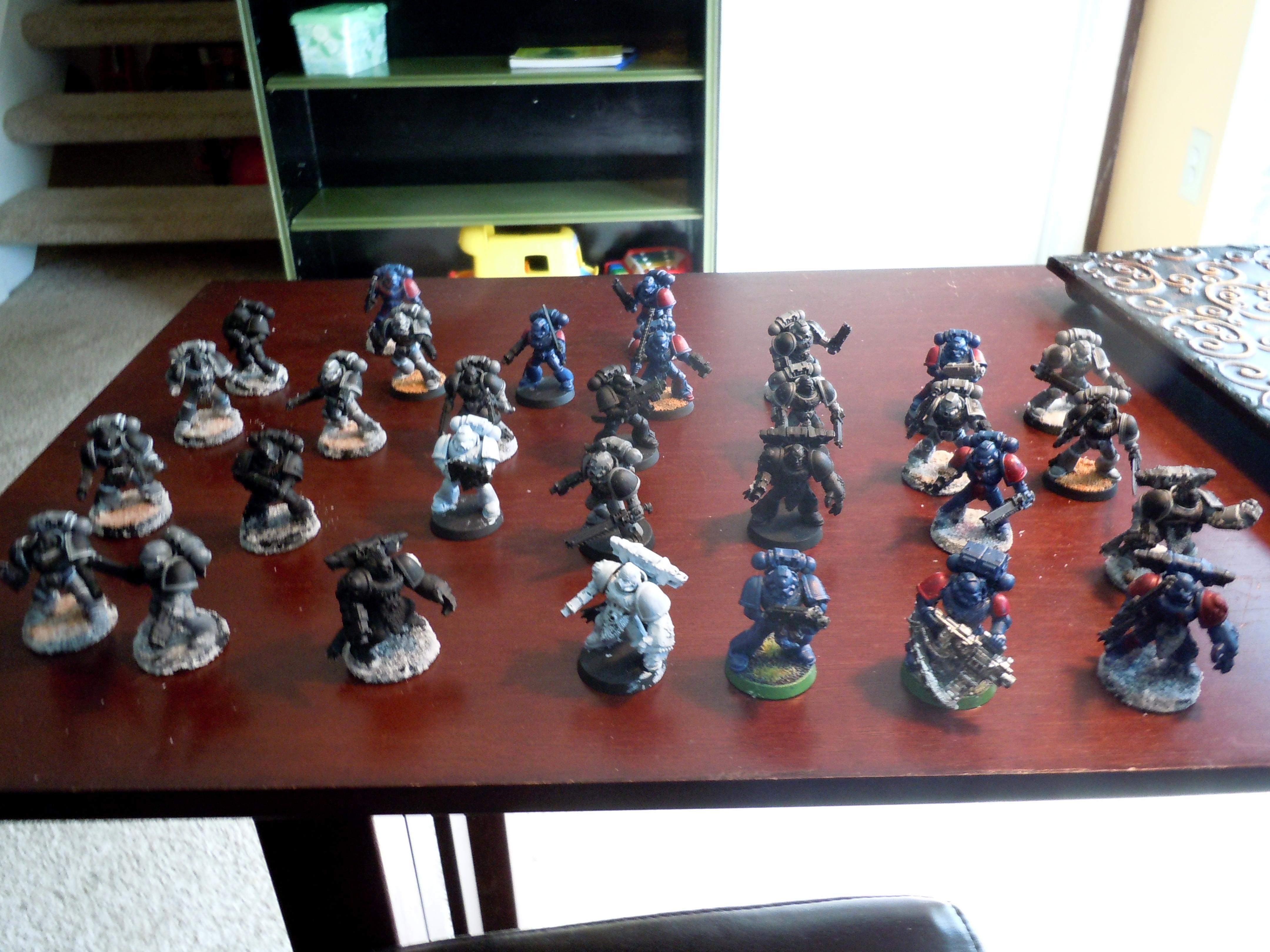 Assault, Space, Space Marines, Squad, Work In Progress