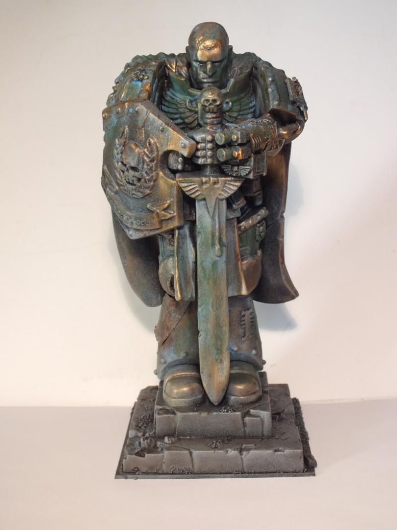 Grey Knights, Honored Imperium, Honoured Imperium, Statue, Terrain, Verdigris Grey Knight