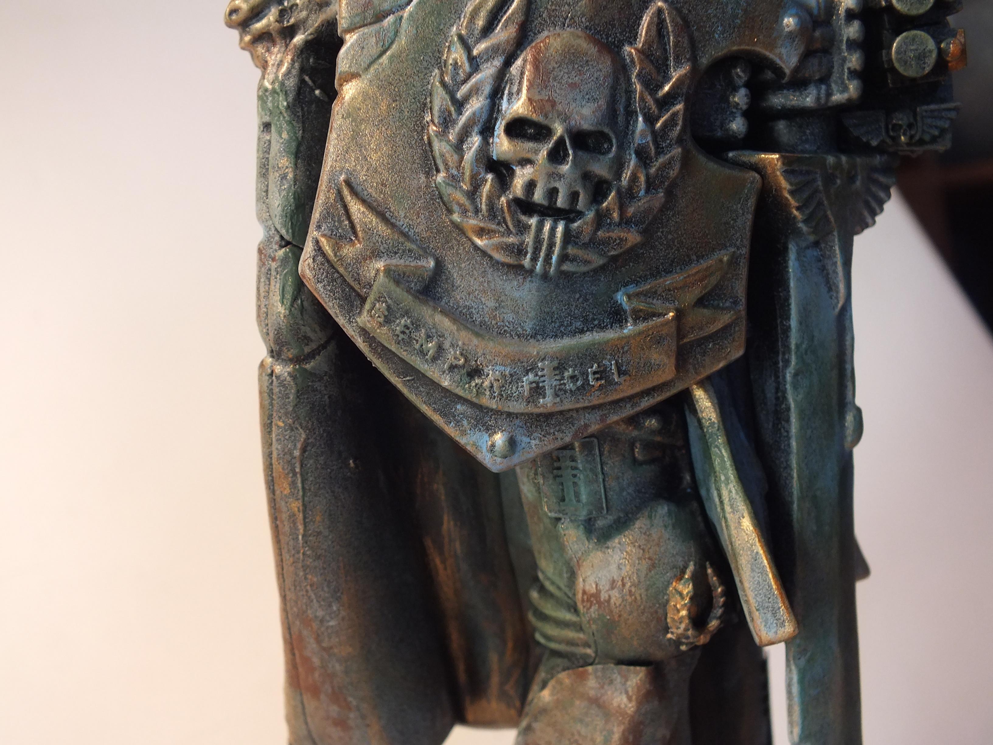 Grey Knights, Honored Imperium, Honoured Imperium, Statue, Terrain, Verdigris