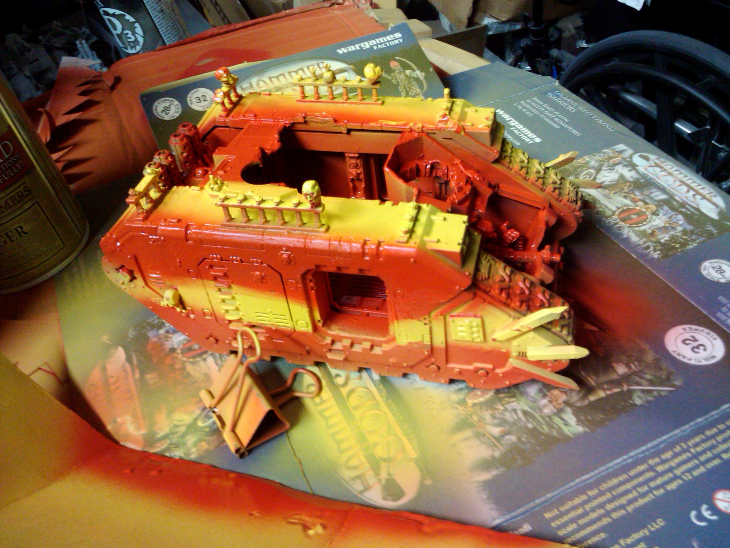 Commission, Conversion, Orcs, Ork Army, Orks, Painting, Project, Red, Tankk, Trukk, Waaagh