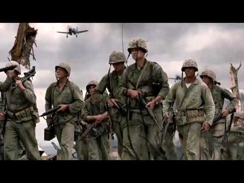 Marines march to war 
