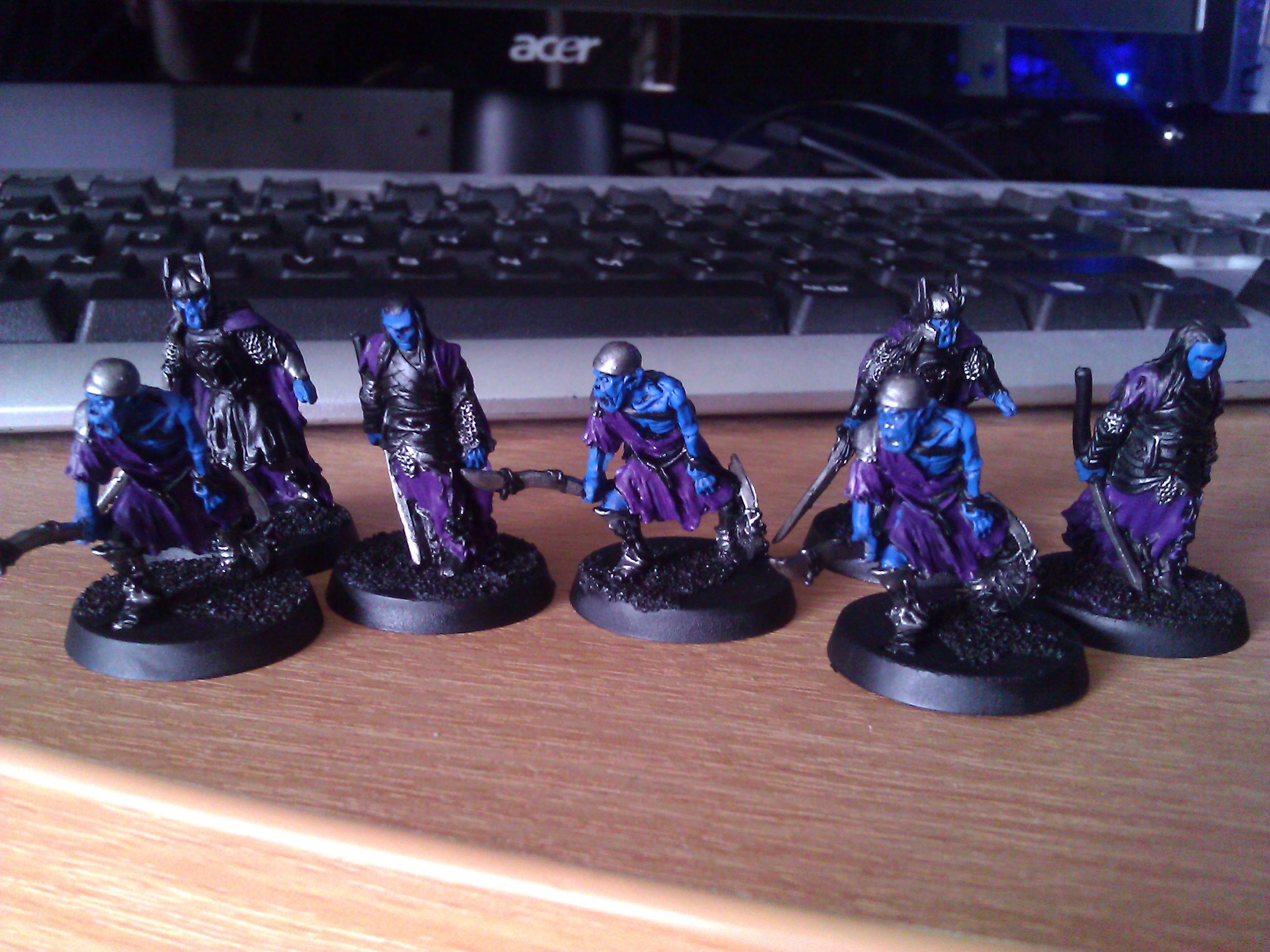Lord Of The Rings, Spectres WIP - Base purple, blue and silver
