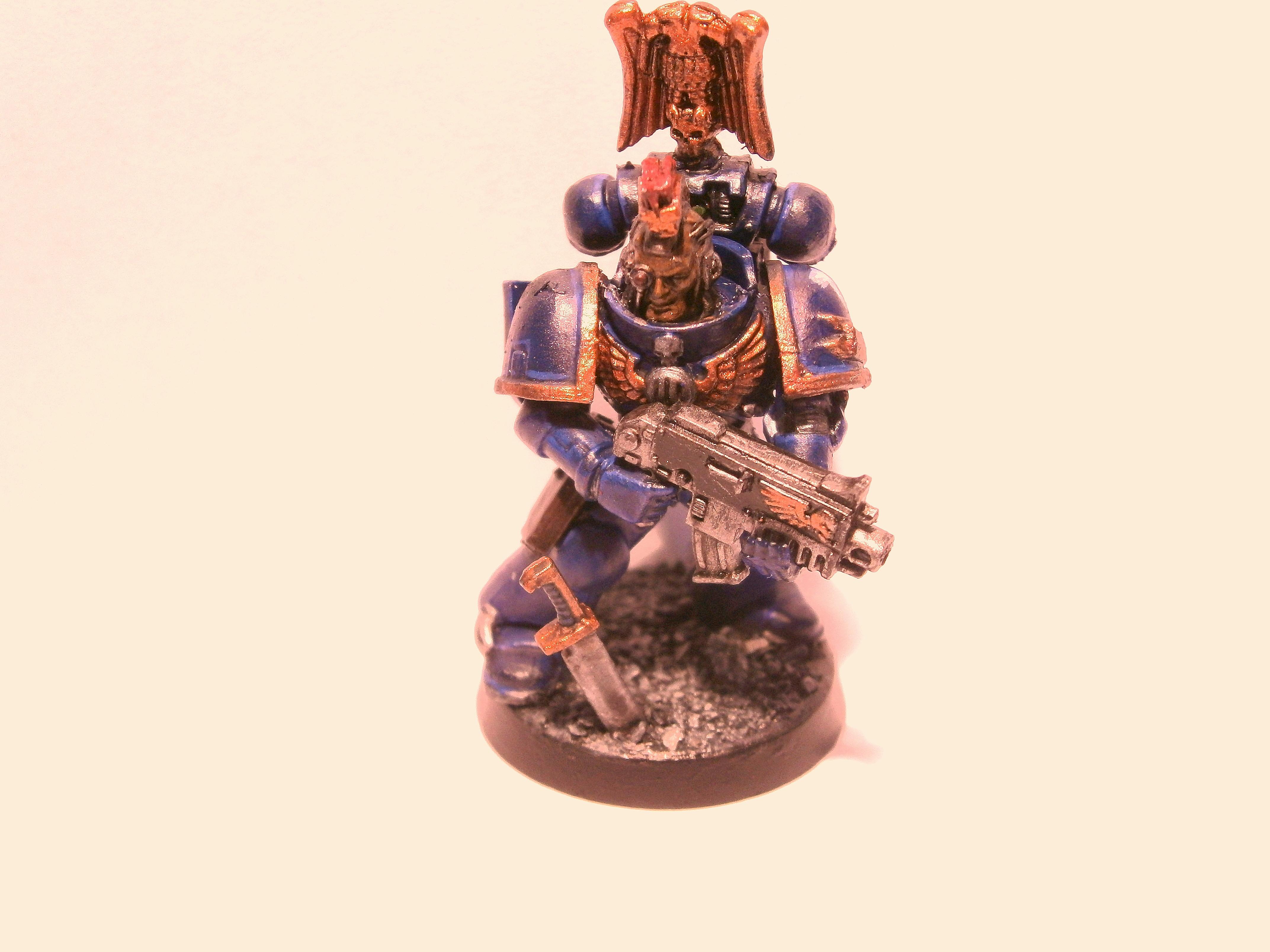 Devastators, Sergeant, Space Marines, Ultramarines, Warhammer 40,000