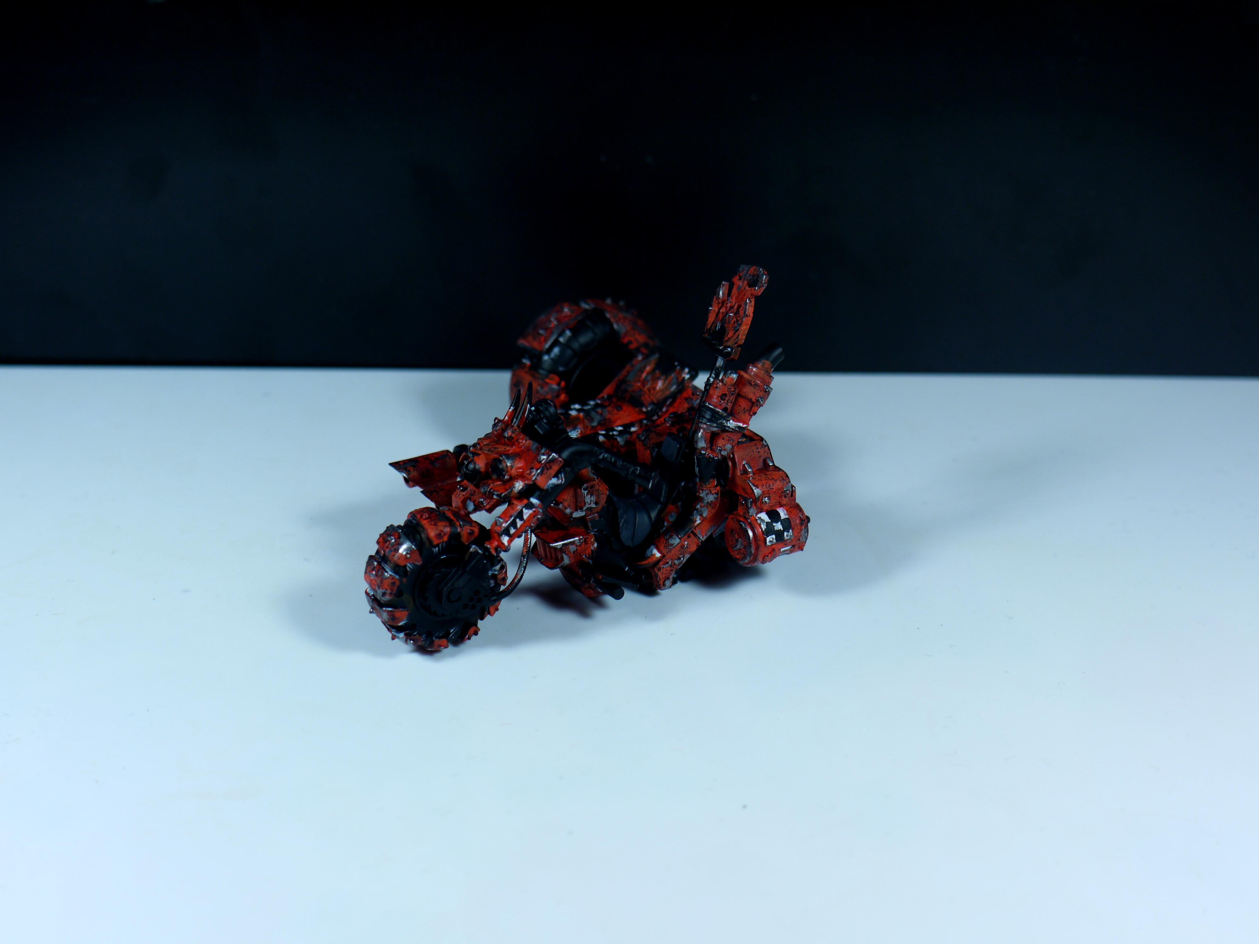 Bike, Fast, Orange, Orks, Speed