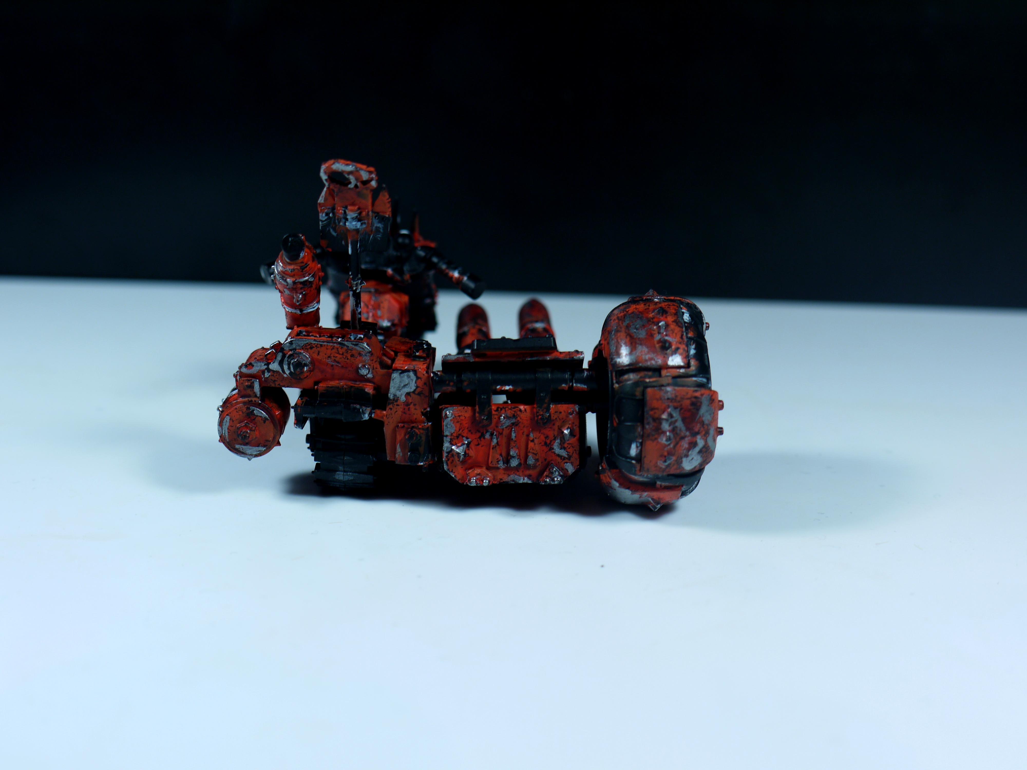 Bike, Fast, Orange, Orks, Speed