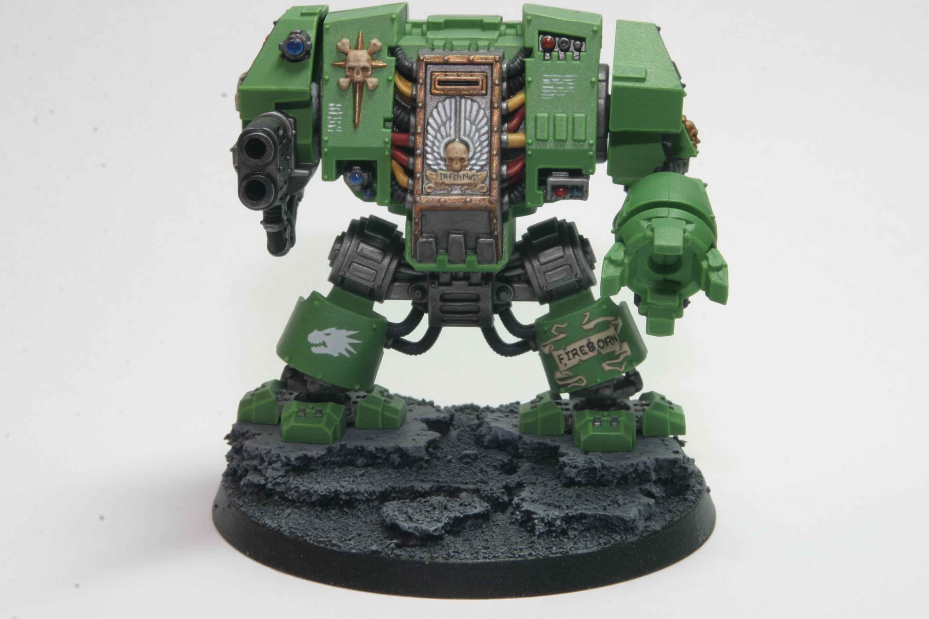 Assault On Black Reach, Dreadnought, Front, Multi-melta, Power Fist, Salamanders