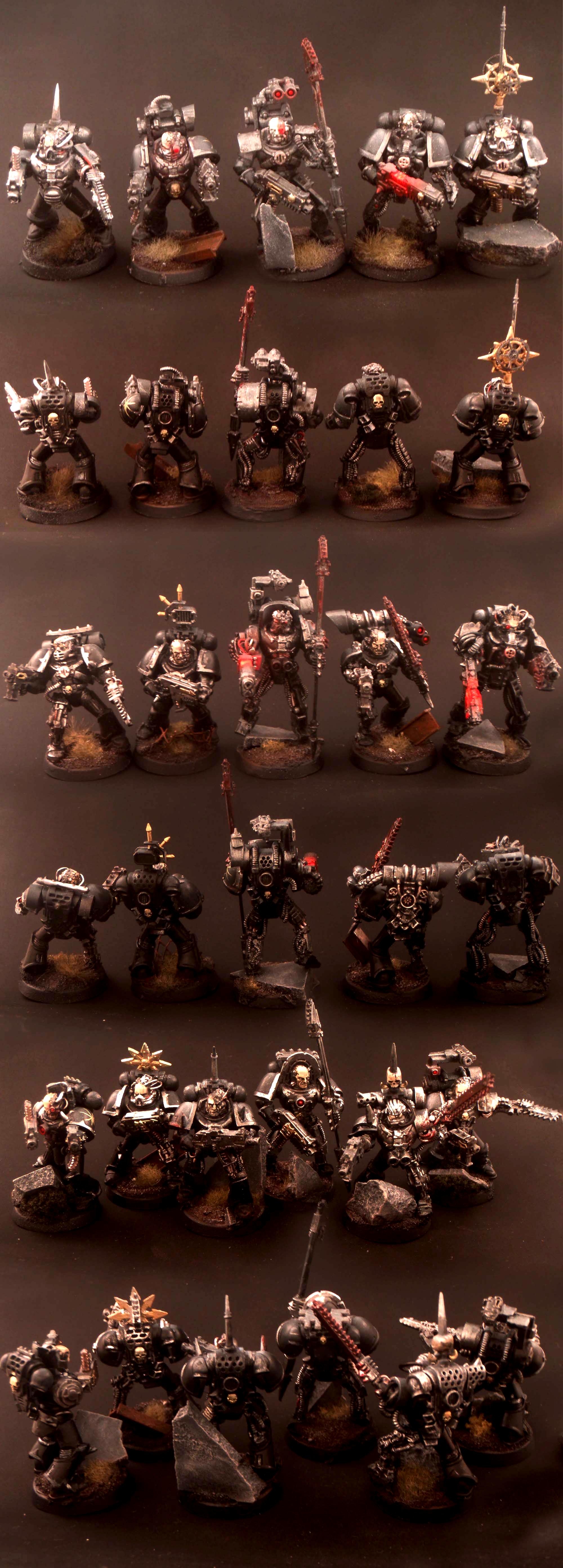 Black Legion, Chaos Space Marines, Object Source Lighting