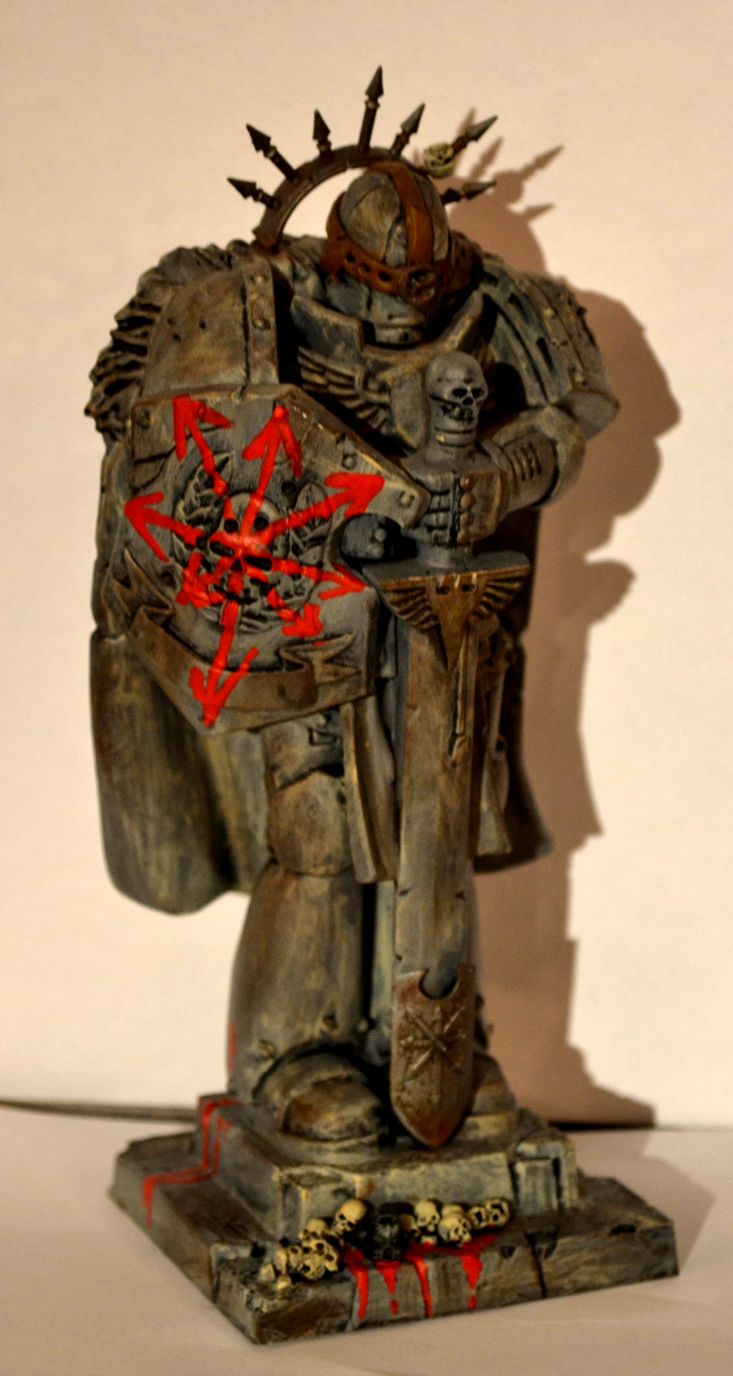 Corrupted imperial statue