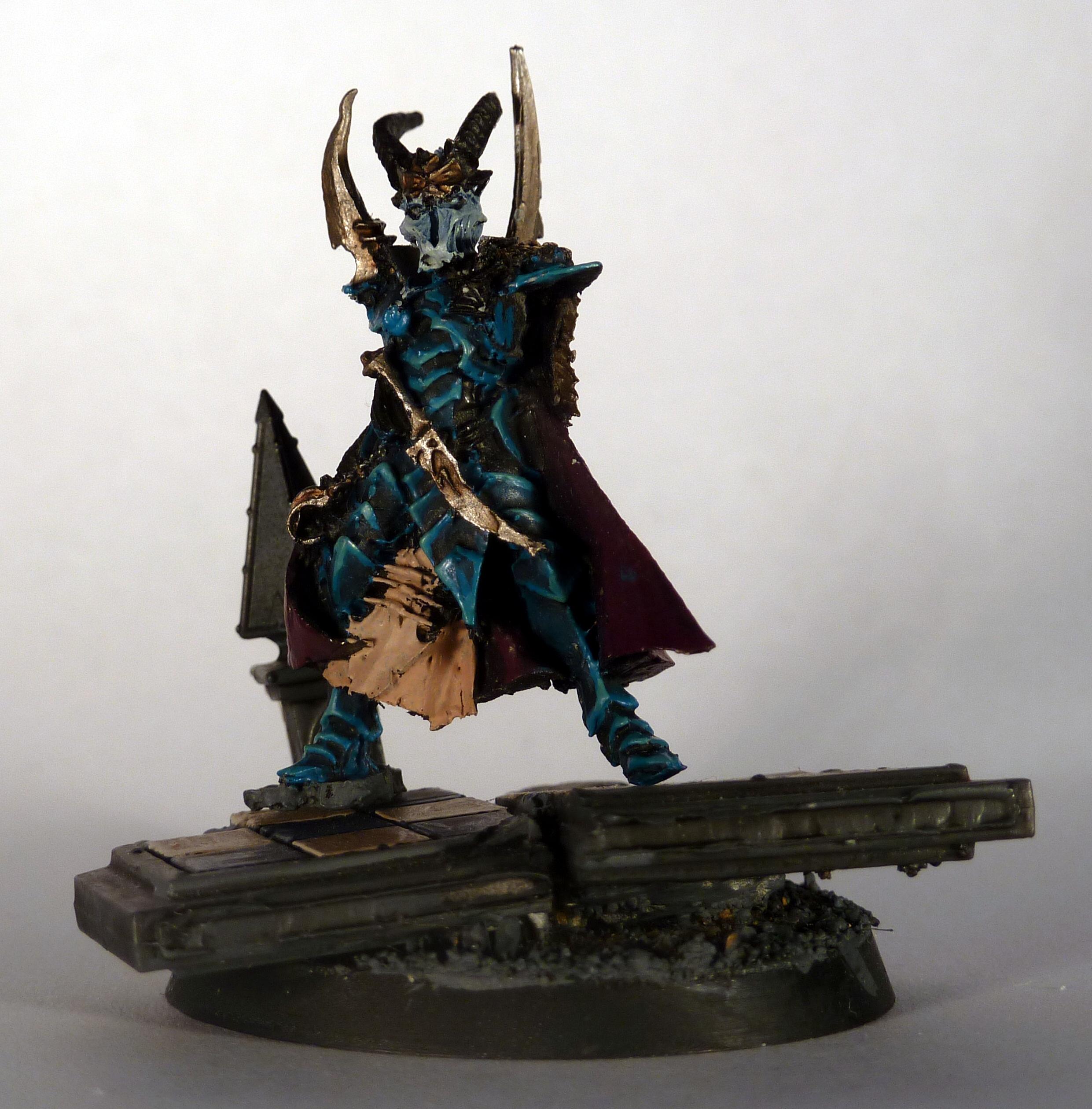Acrhon, Archon, Dark Eldar, Headquarters, Warhammer 40,000, Work In Progress
