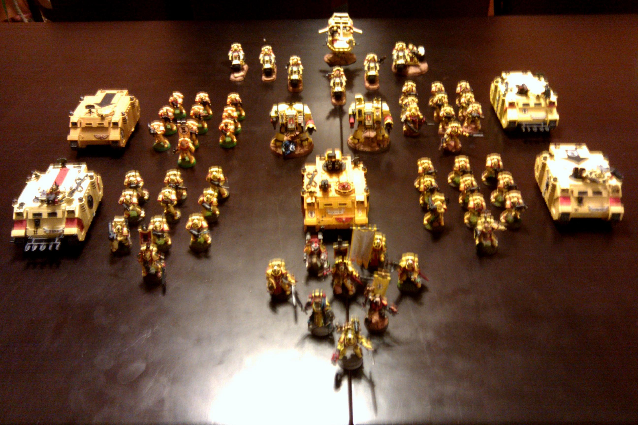 Company, In Formation, Parade Ground, Space Marines, Yellow