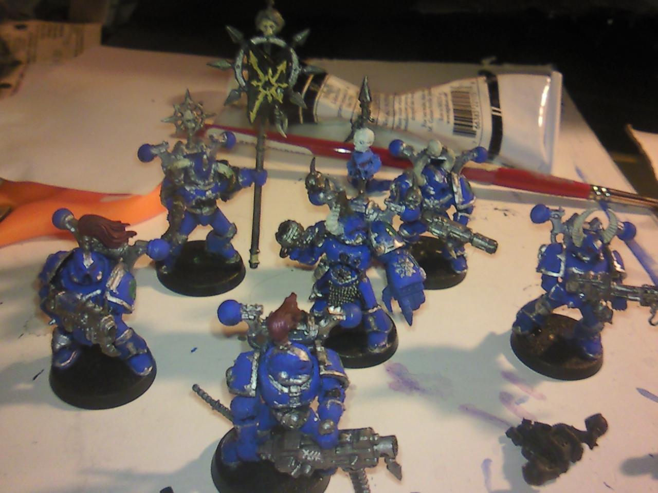 Alpha, Army, Legion, Small squad of Marines