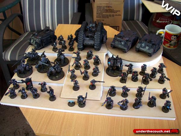Iron Wolves Display Board Wip