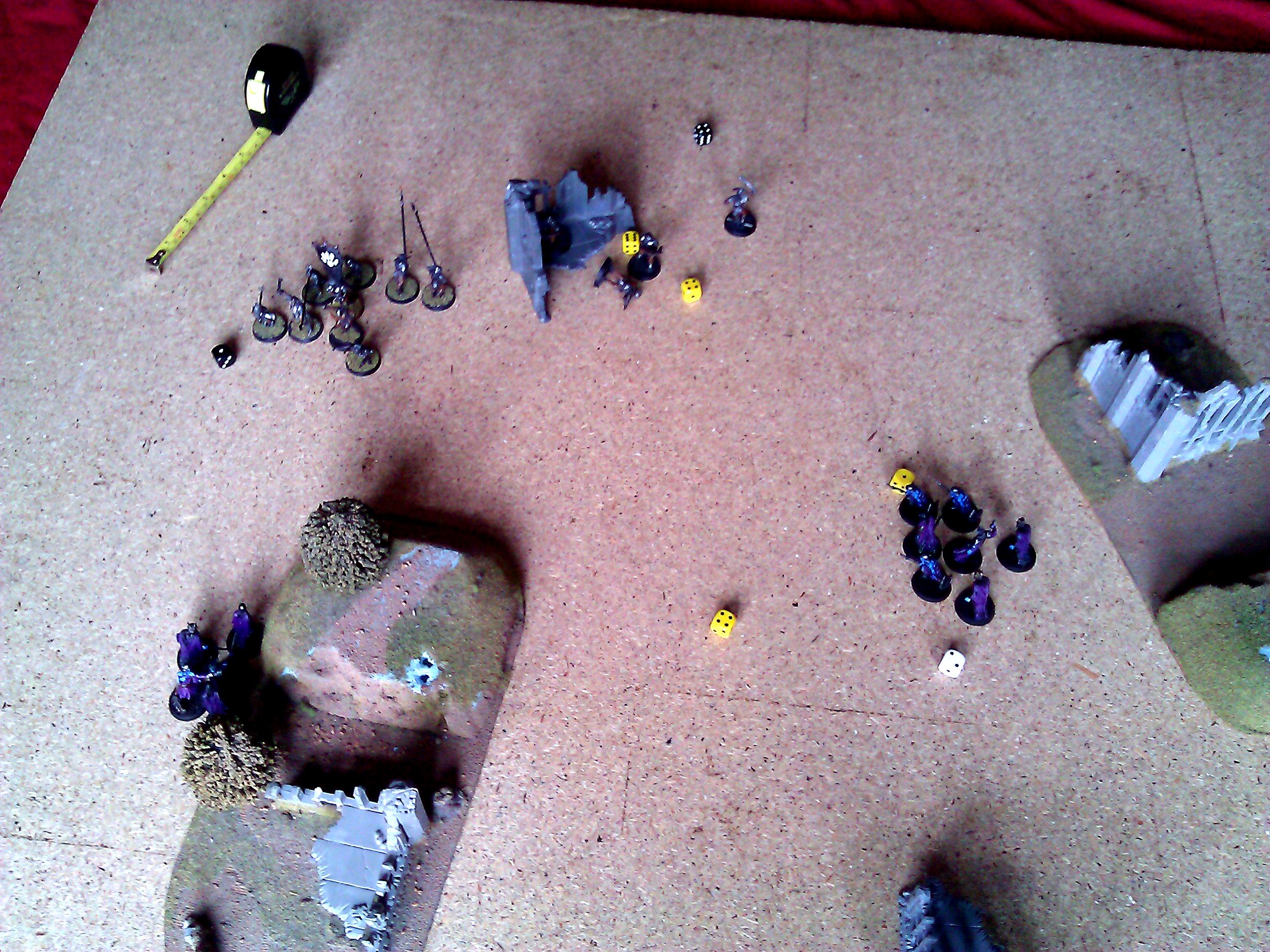 Lord Of The Rings, Uruk-Hai Vs. Angmar 250pts - End of Turn 4