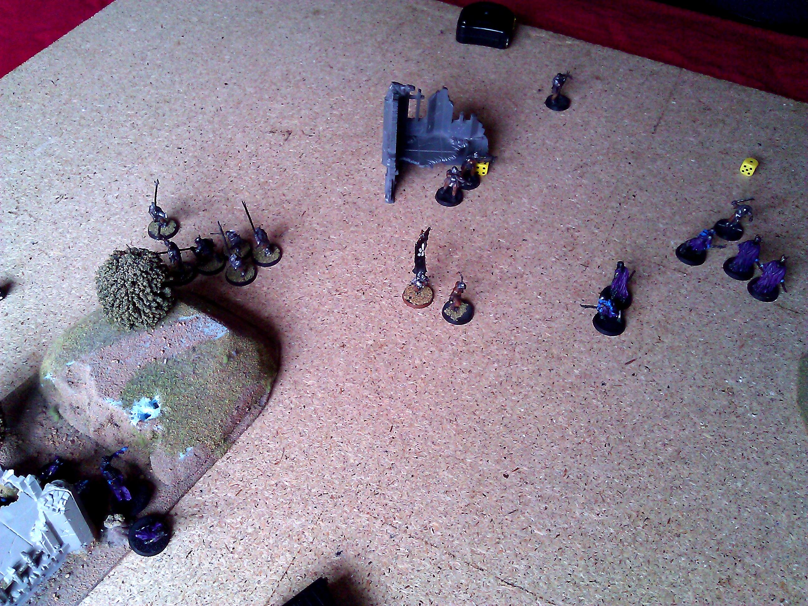 Lord Of The Rings, Uruk-Hai Vs. Angmar 250pts - End of Turn 6