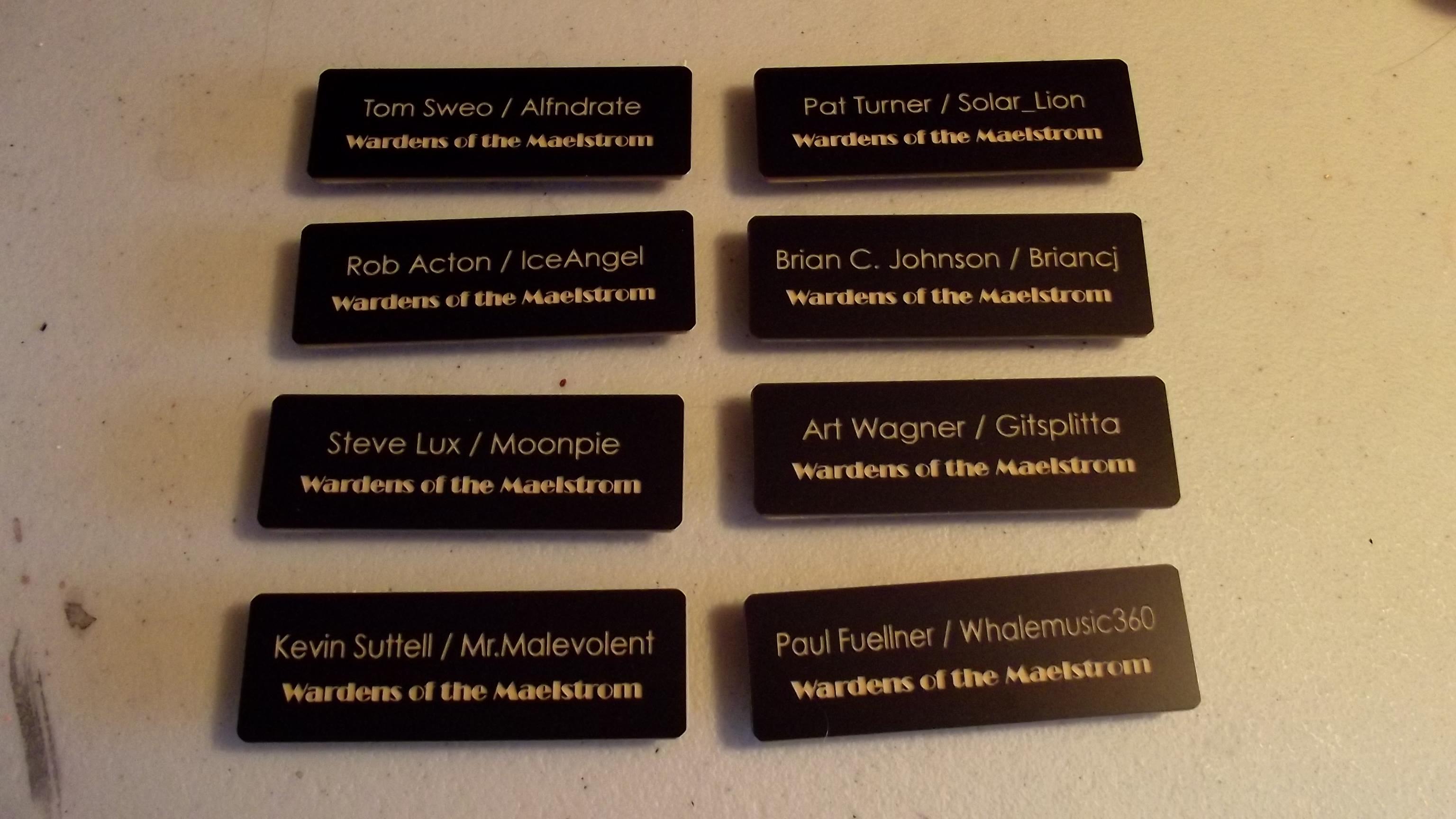 Wardens Nametags