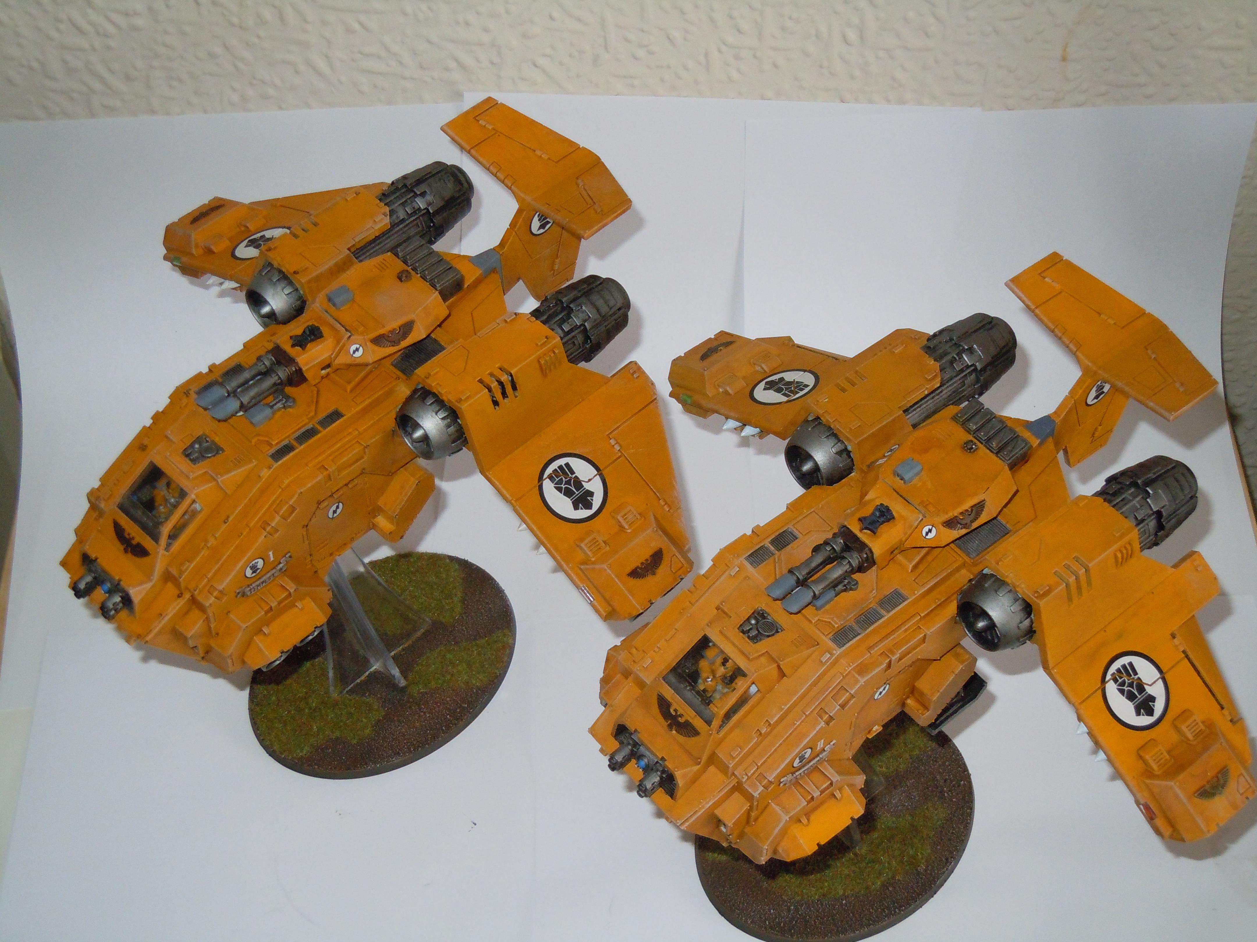 Conversion, Imperial Fists, Space Marines, Stormraven