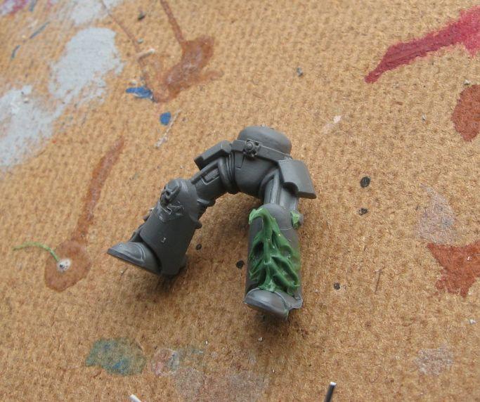 Assault Terminators, Chaos Space Marines, Conversion, Terminator Armor, Work In Progress