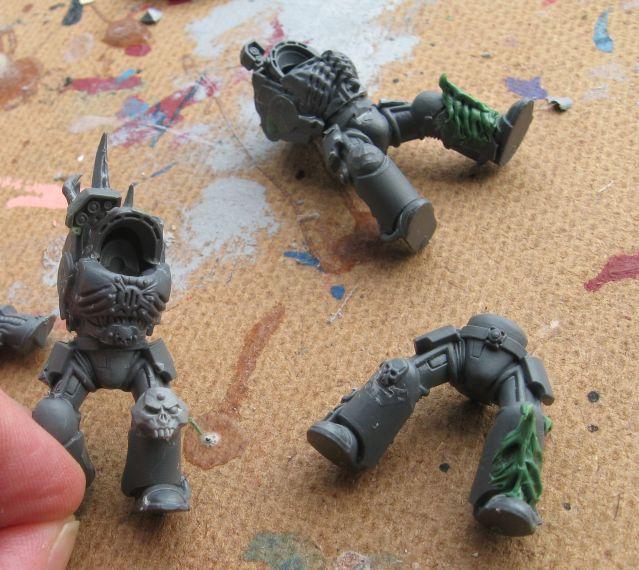 Assault Terminators, Chaos Space Marines, Conversion, Work In Progress