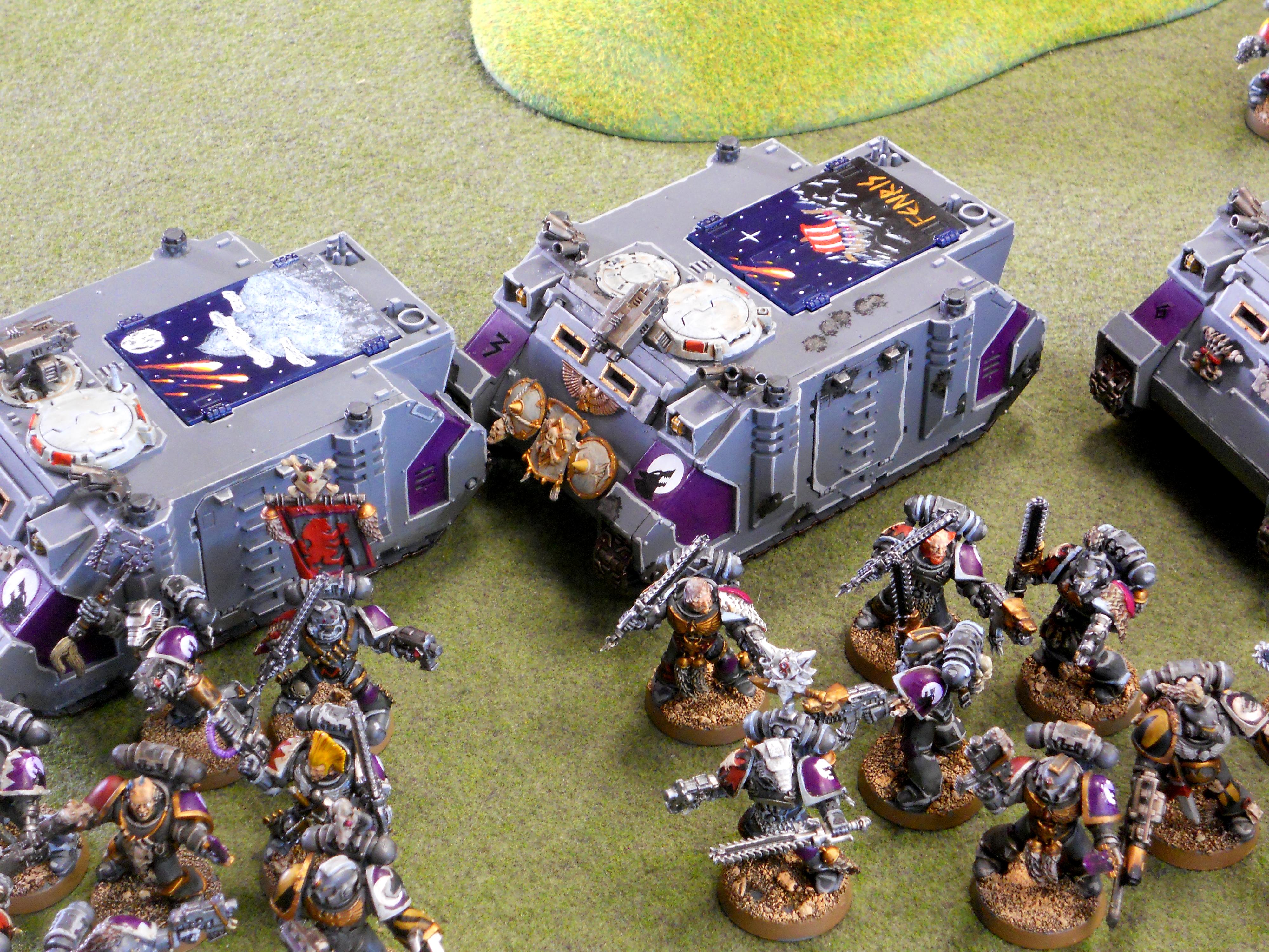 Army, Freehand, Grey Hunters, Pre-heresy, Rhino, Space Wolves, Space Wolves Army