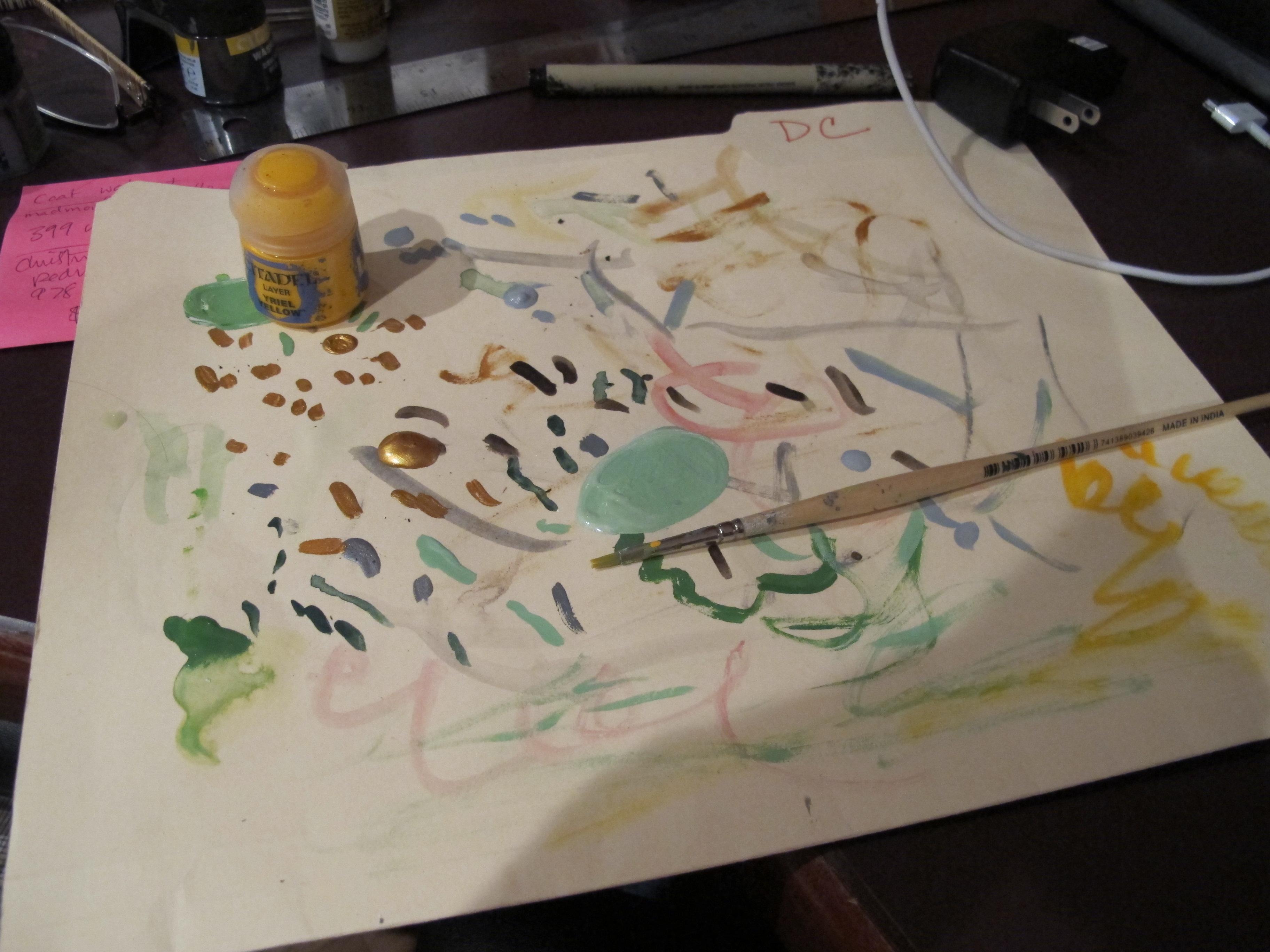 Temporary Palette (I thought it was cool...)