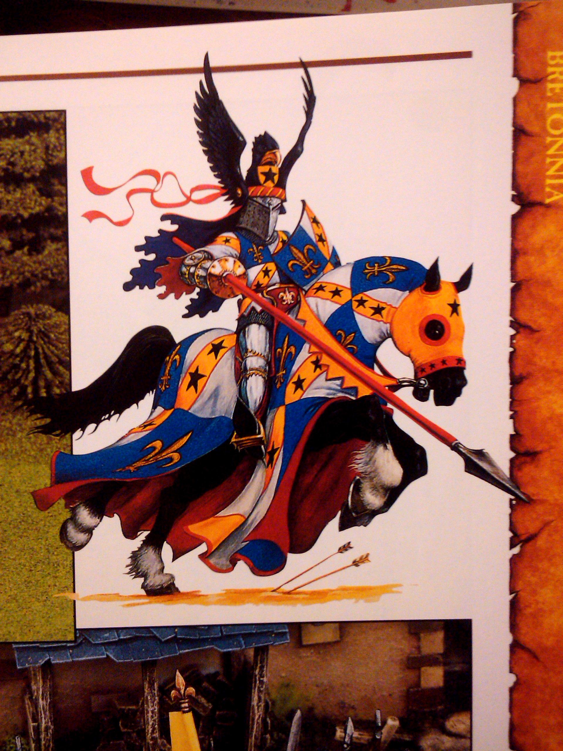 Archers, Bretonnians, Build, Grail, Hobby, Knights, Men At Arms, Painting, Peasant, Pegasus, Warhammer Fantasy, Wf