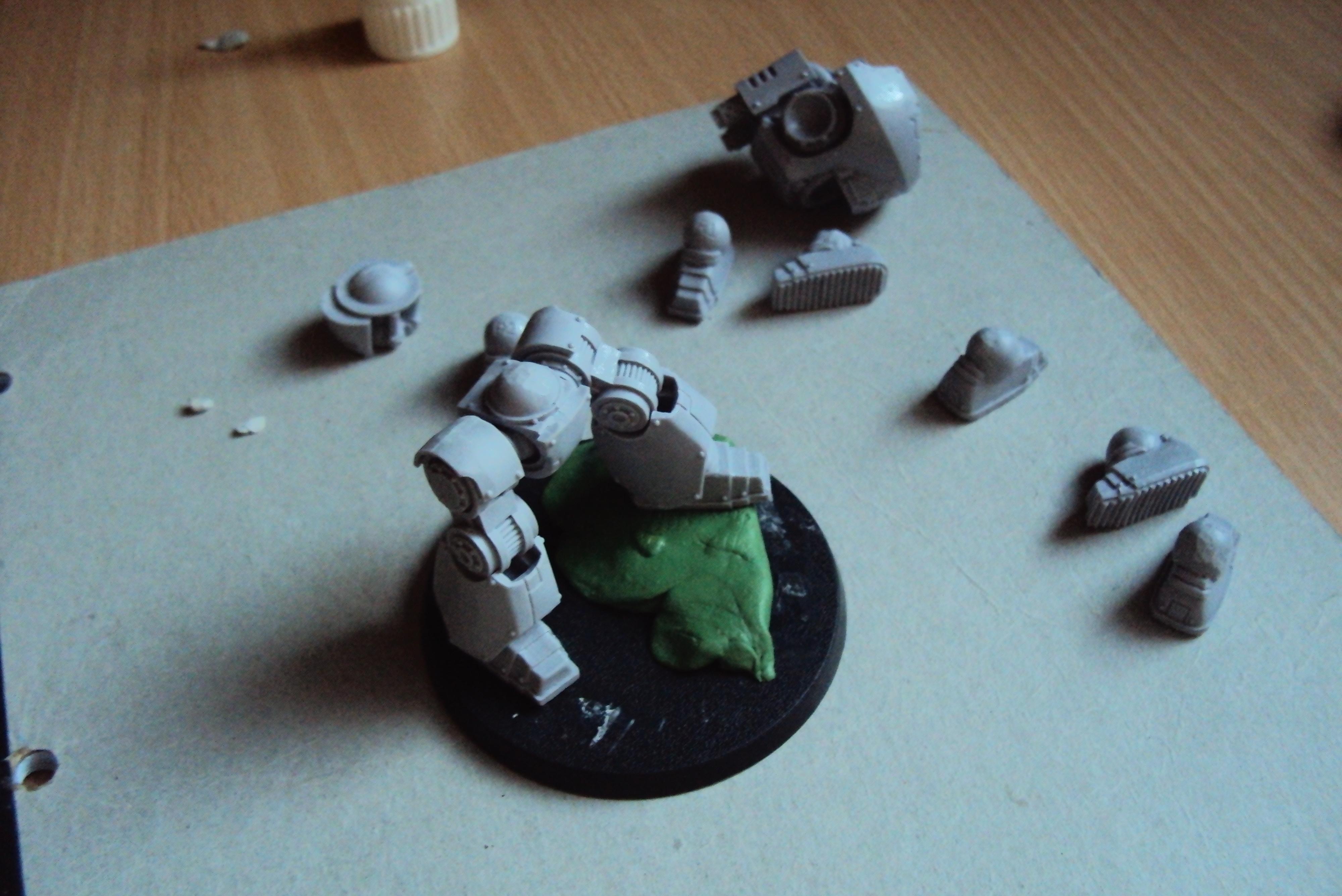 Contemptor Dreadnought, Dreadnought, Sons Of Medusa, Space Marines, Walker, Warhammer 40,000, Work In Progress