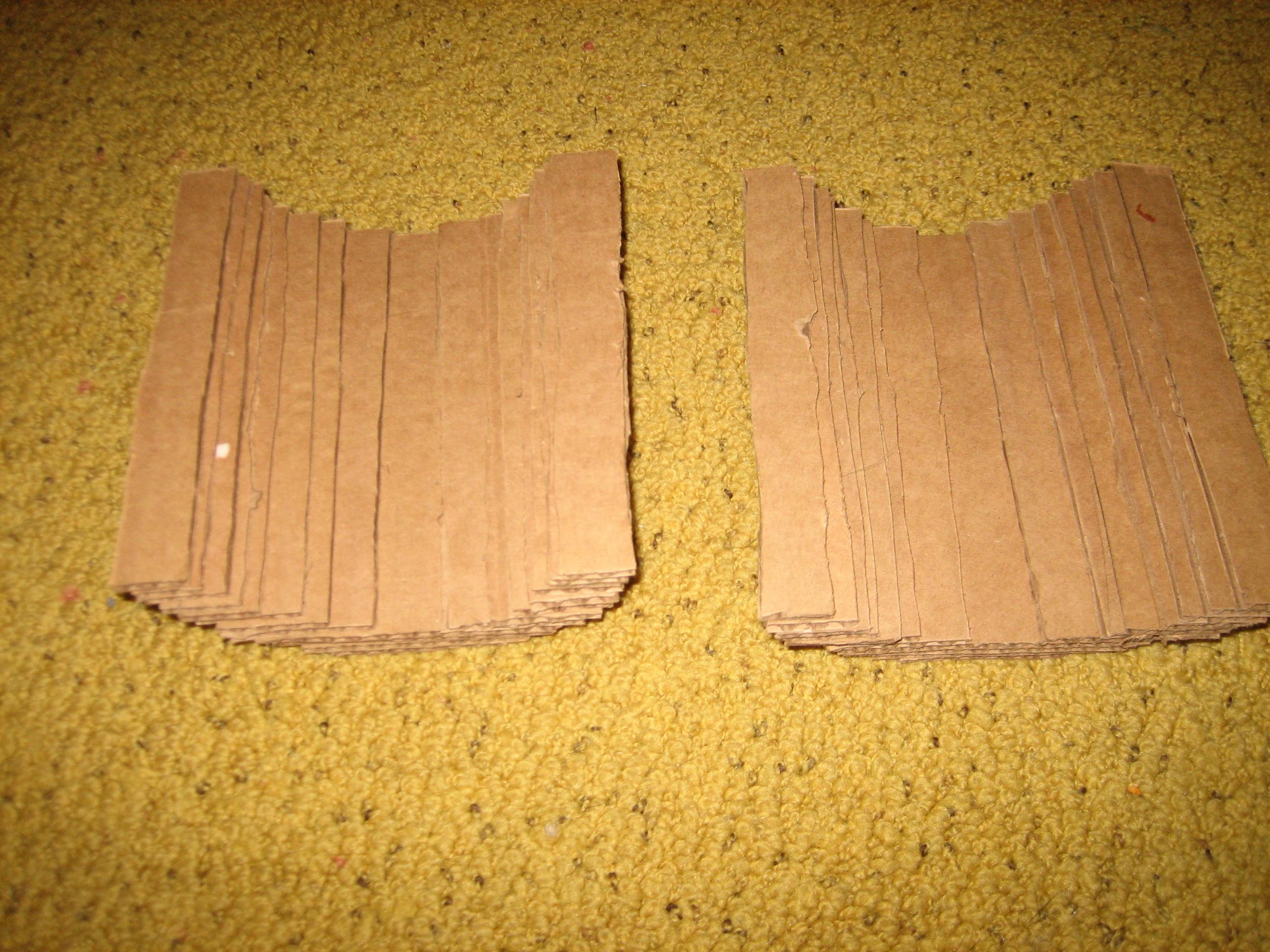 Armor, Cardboard, Both arm halves 2