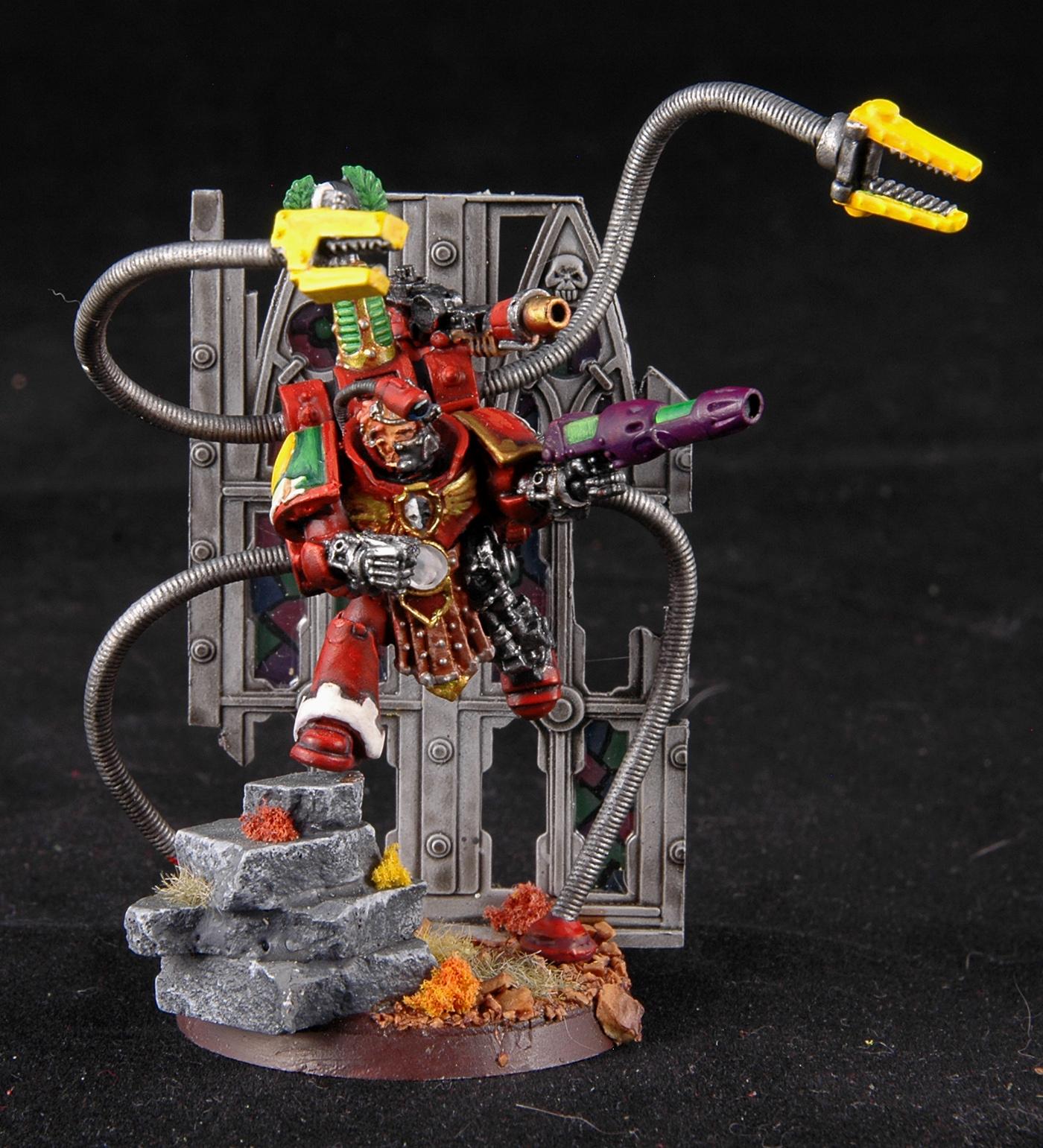Mantis Warriors, Motf, Space Marines, Techmarine, Warhammer 40,000, Work In Progress