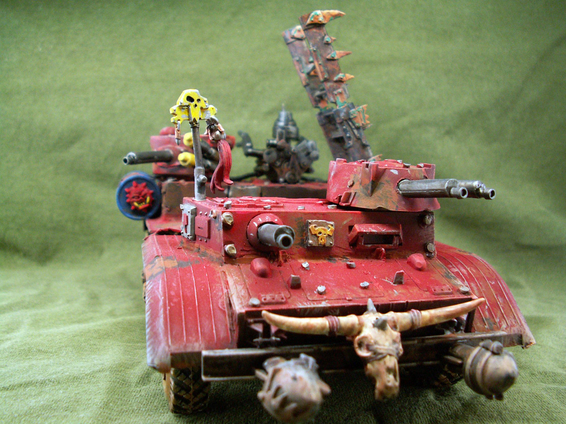 Battlewagon, Orks, Scratch Build, Warhammer 40,000
