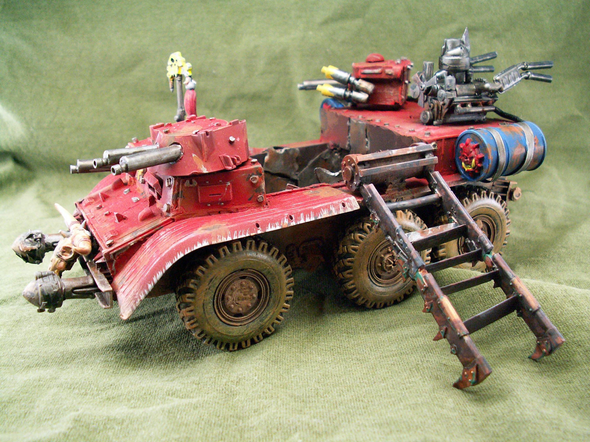 Battlewagon, Orks, Scratch Build, Warhammer 40,000