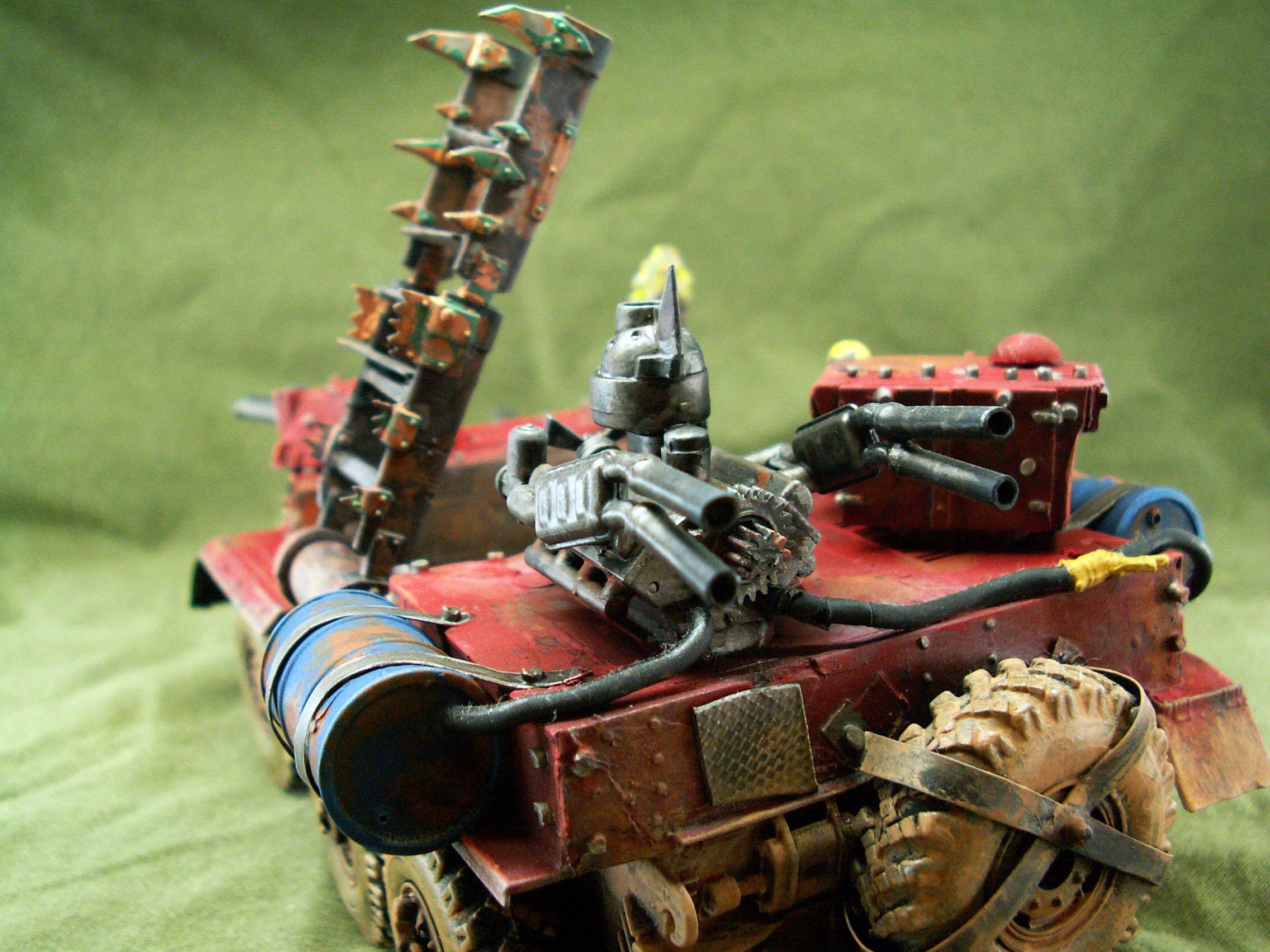 Battlewagon, Orks, Scratch Build, Warhammer 40,000