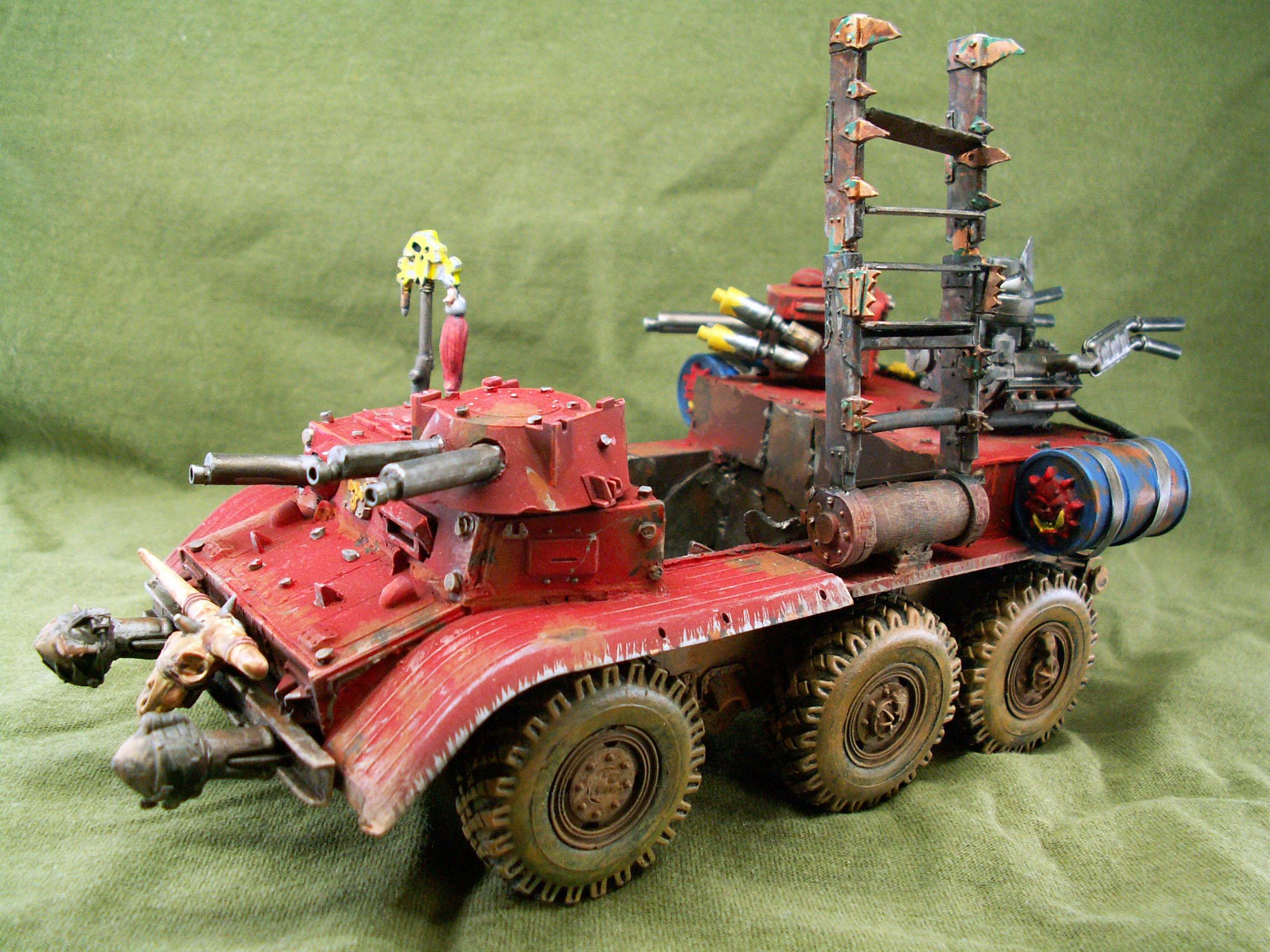 Battlewagon, Orks, Scratch Build, Warhammer 40,000
