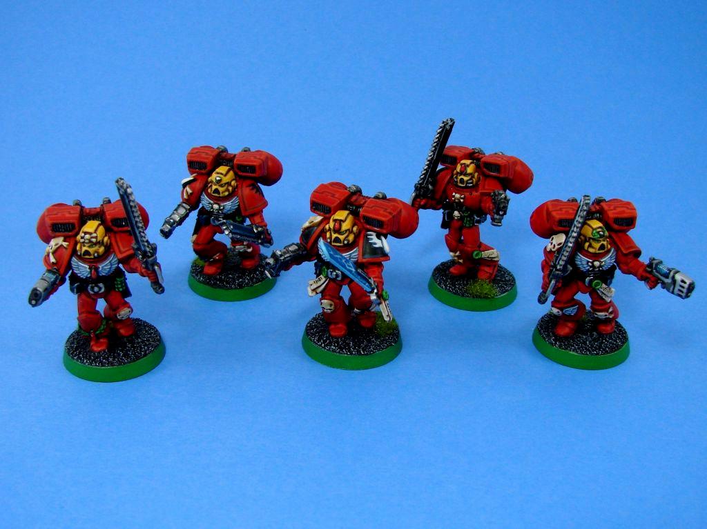 Assault Squad, Blood Angels, Hard-liners, Warhammer 40,000
