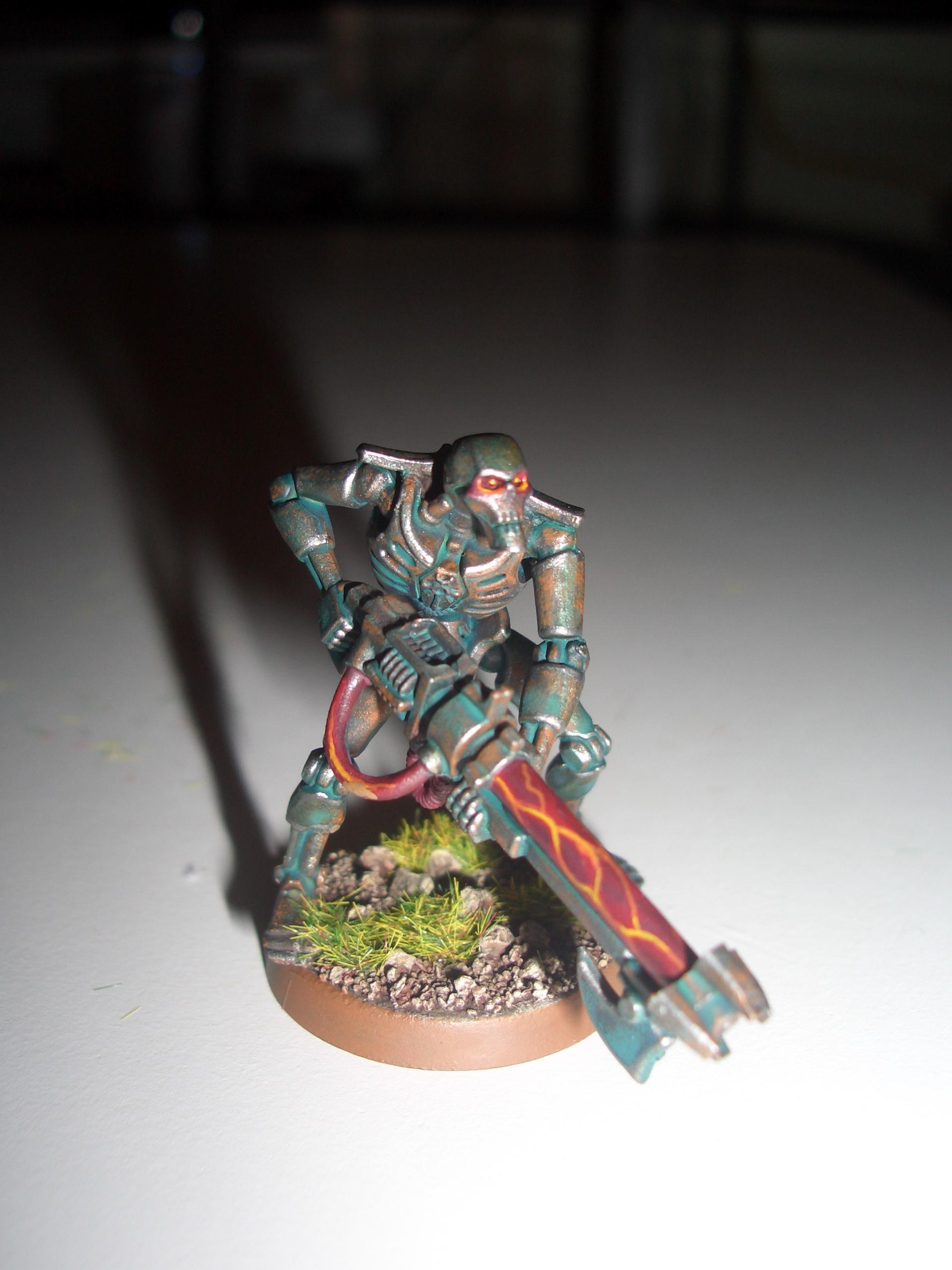 Necron Warriors, Necrons, Verdigris, Warhammer 40,000