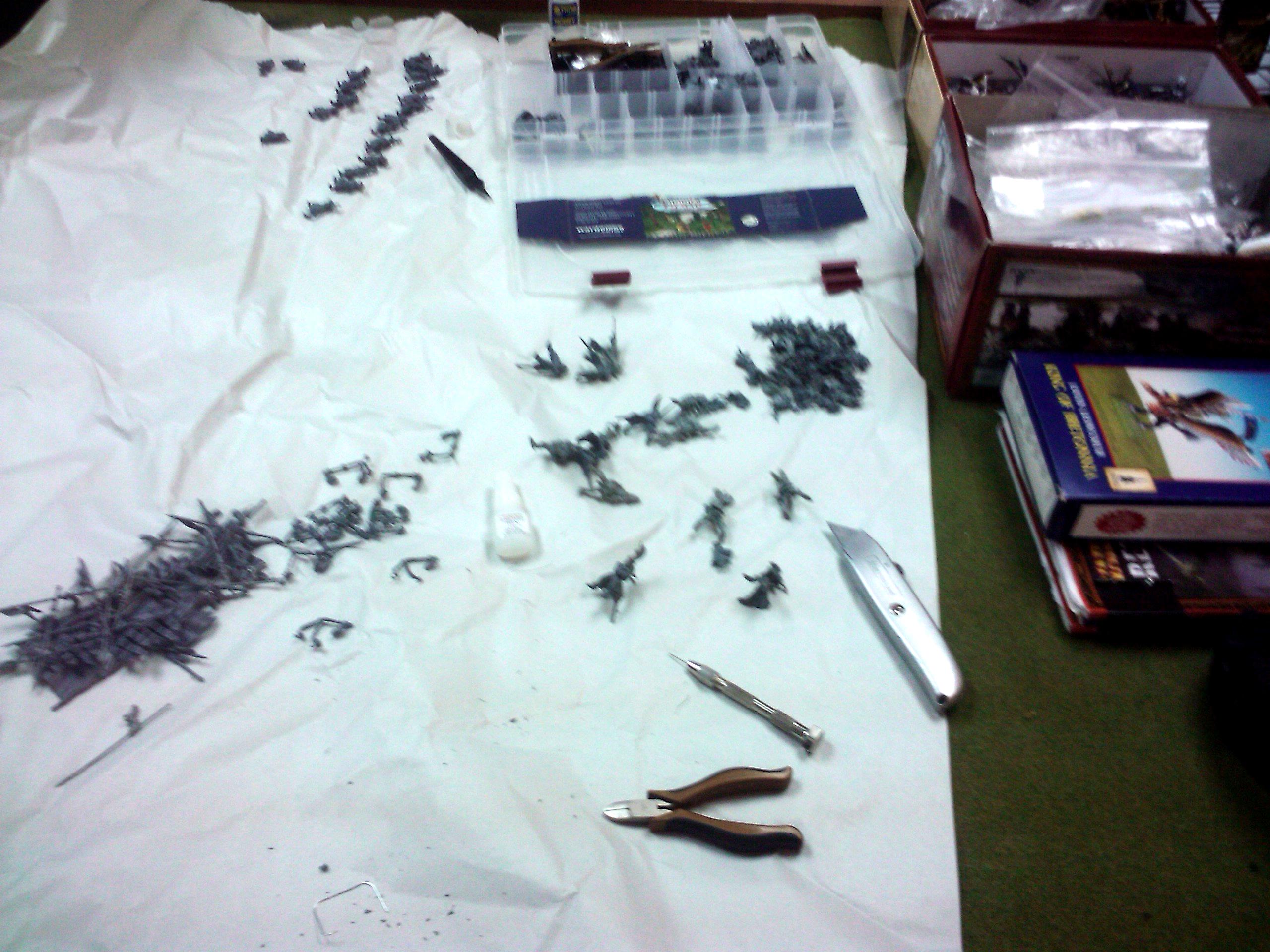 Archers, Bretonnians, Build, Grail, Hobby, Knights, Men At Arms, Painting, Peasant, Pegasus, Warhammer Fantasy, Wf