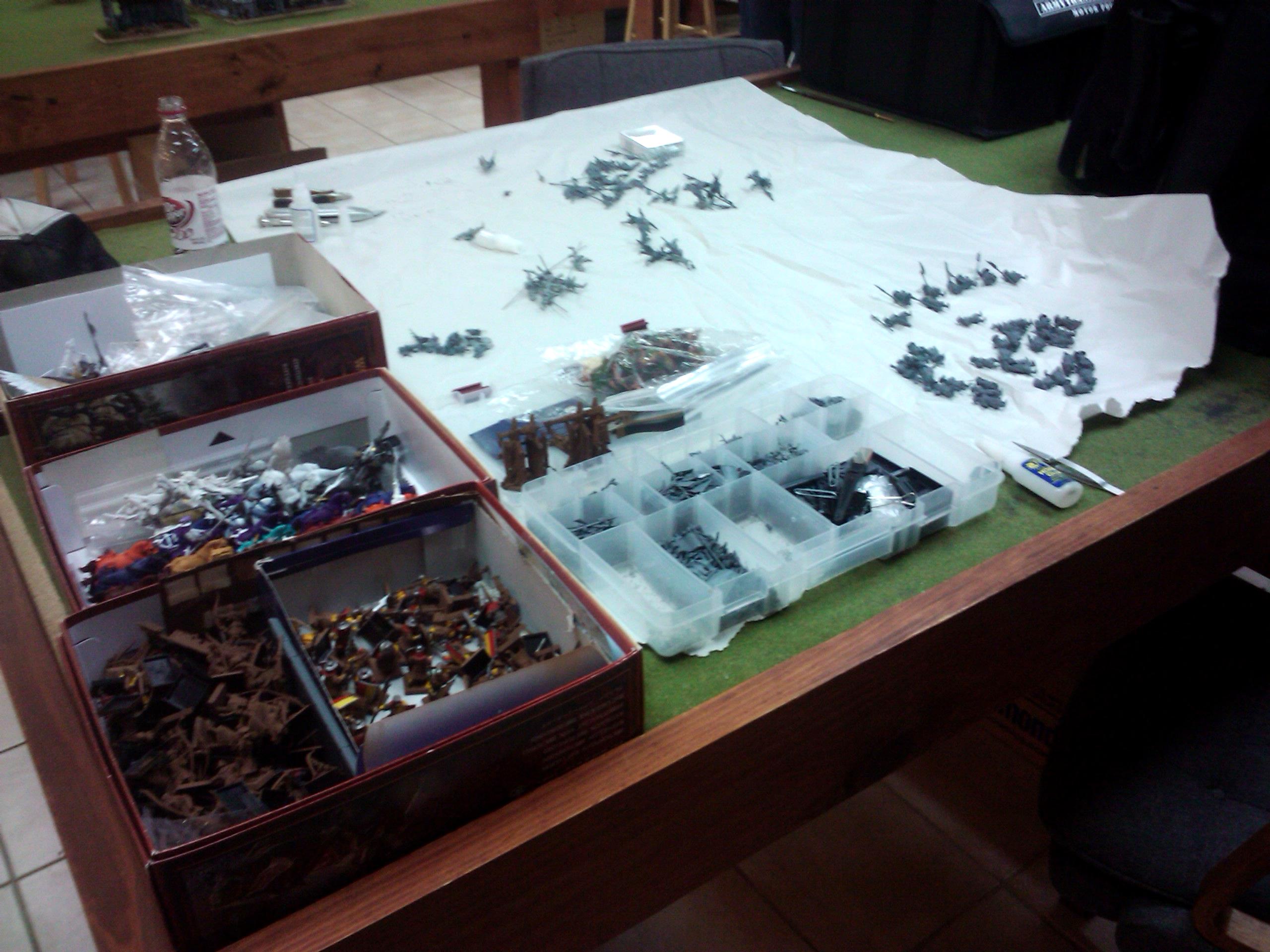 Archers, Bretonnians, Build, Grail, Hobby, Knights, Men At Arms, Painting, Peasant, Pegasus, Warhammer Fantasy, Wf